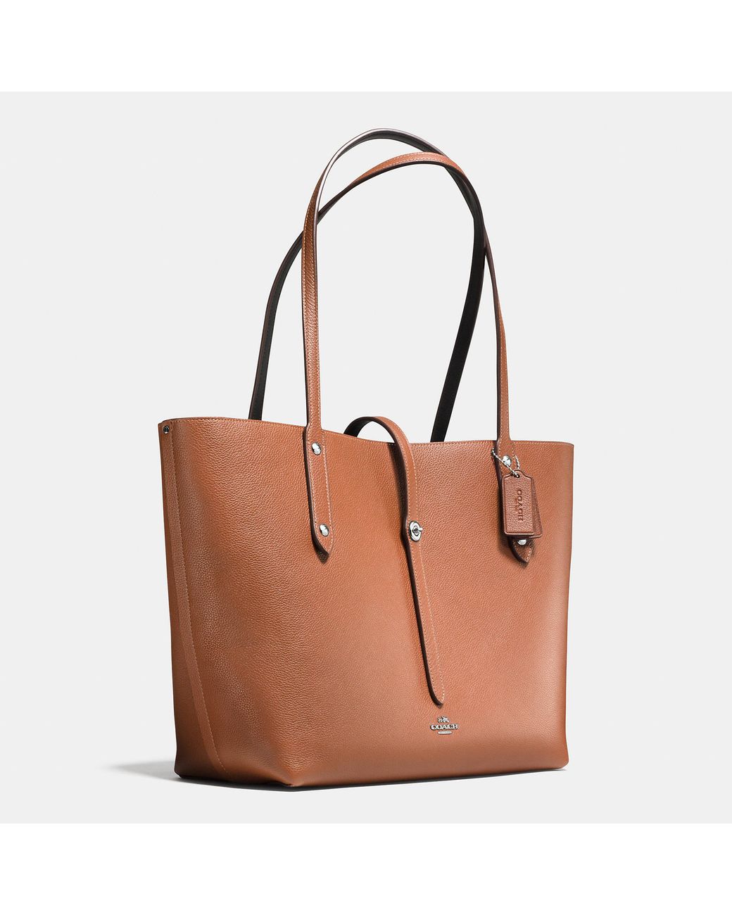 Coach metallic market tote sales