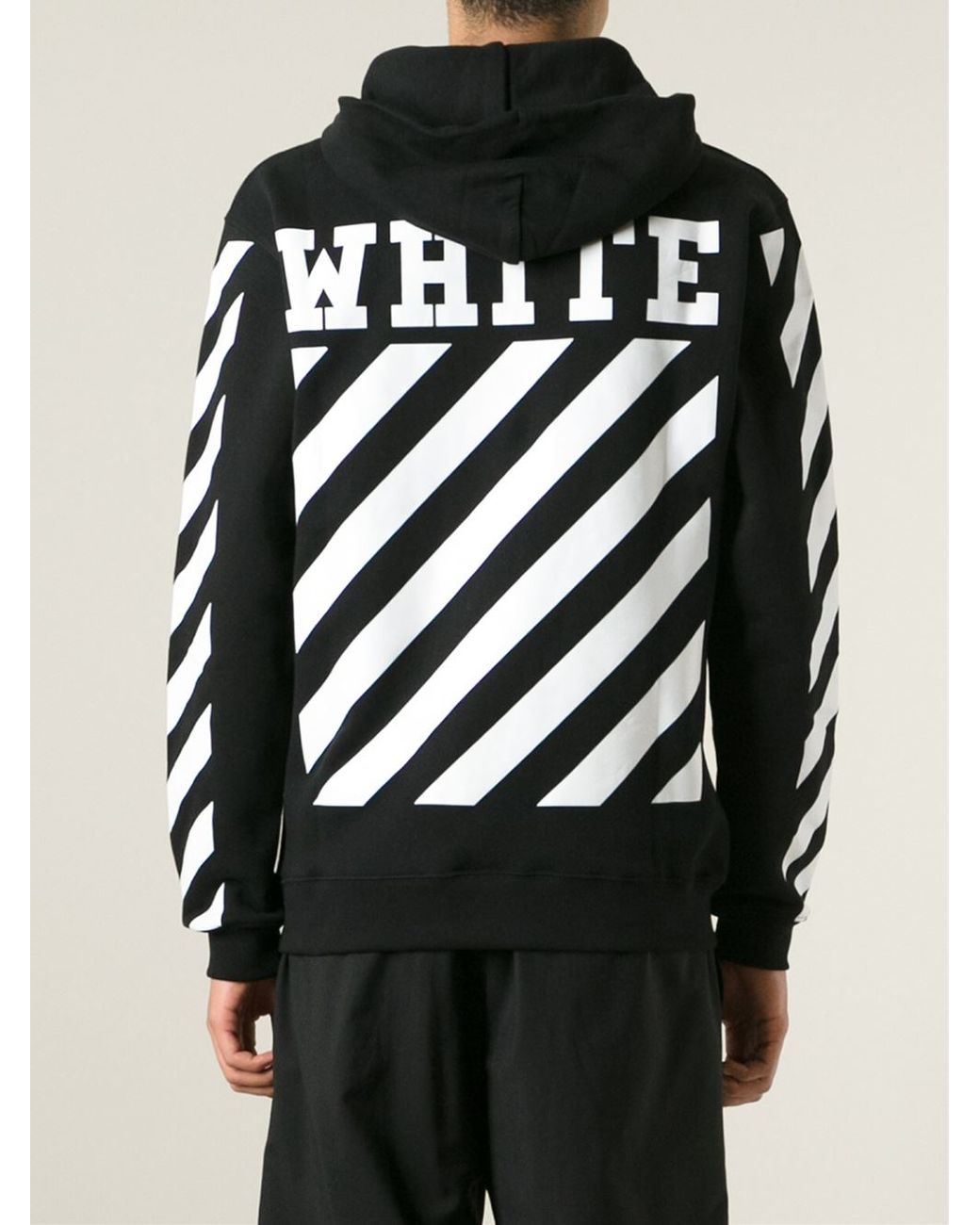 Off White c o Virgil Abloh New Caravaggio Hoodie in Black for Men Lyst