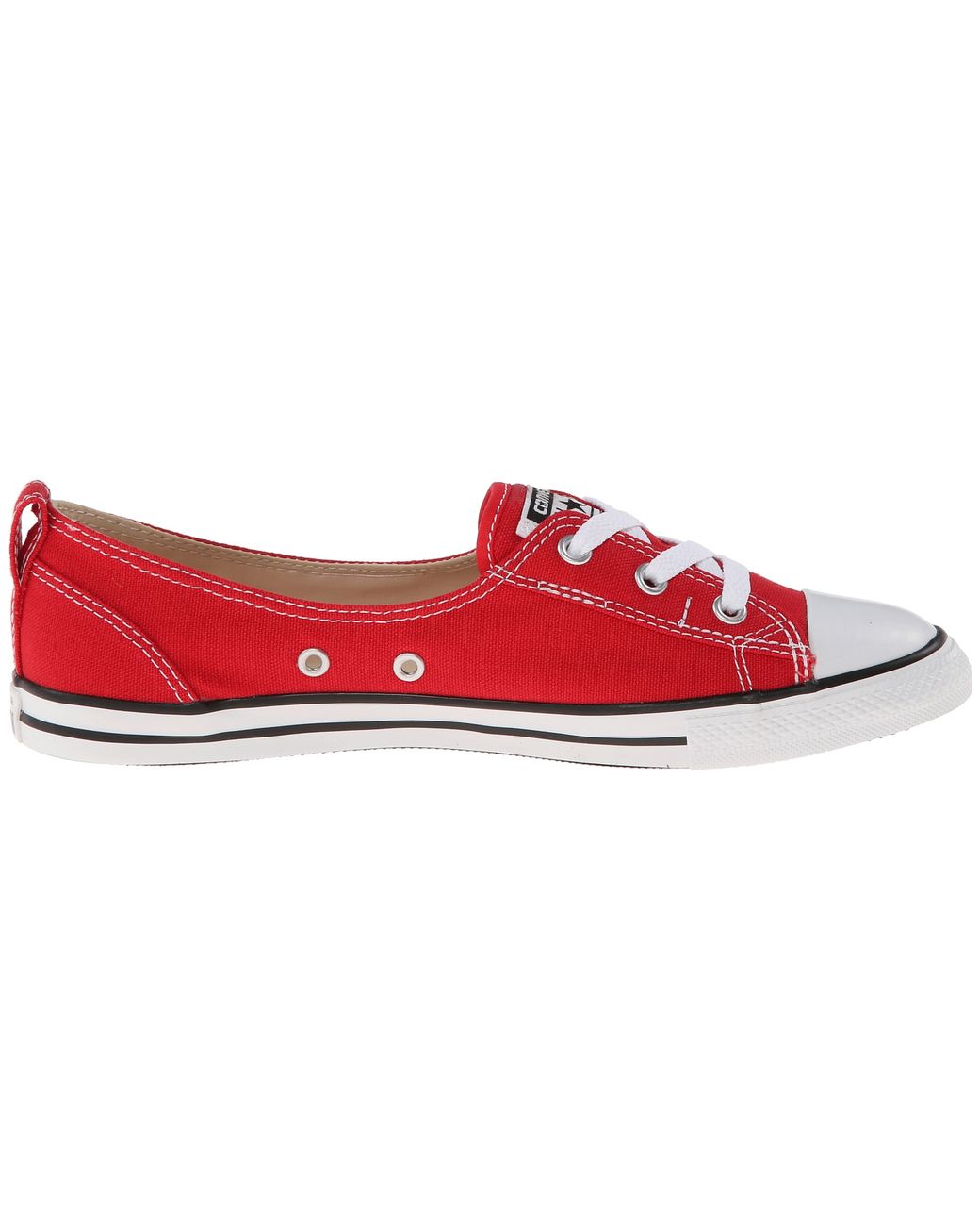 Converse Chuck Taylor® Star® Ballet Lace Slip in Red | Lyst