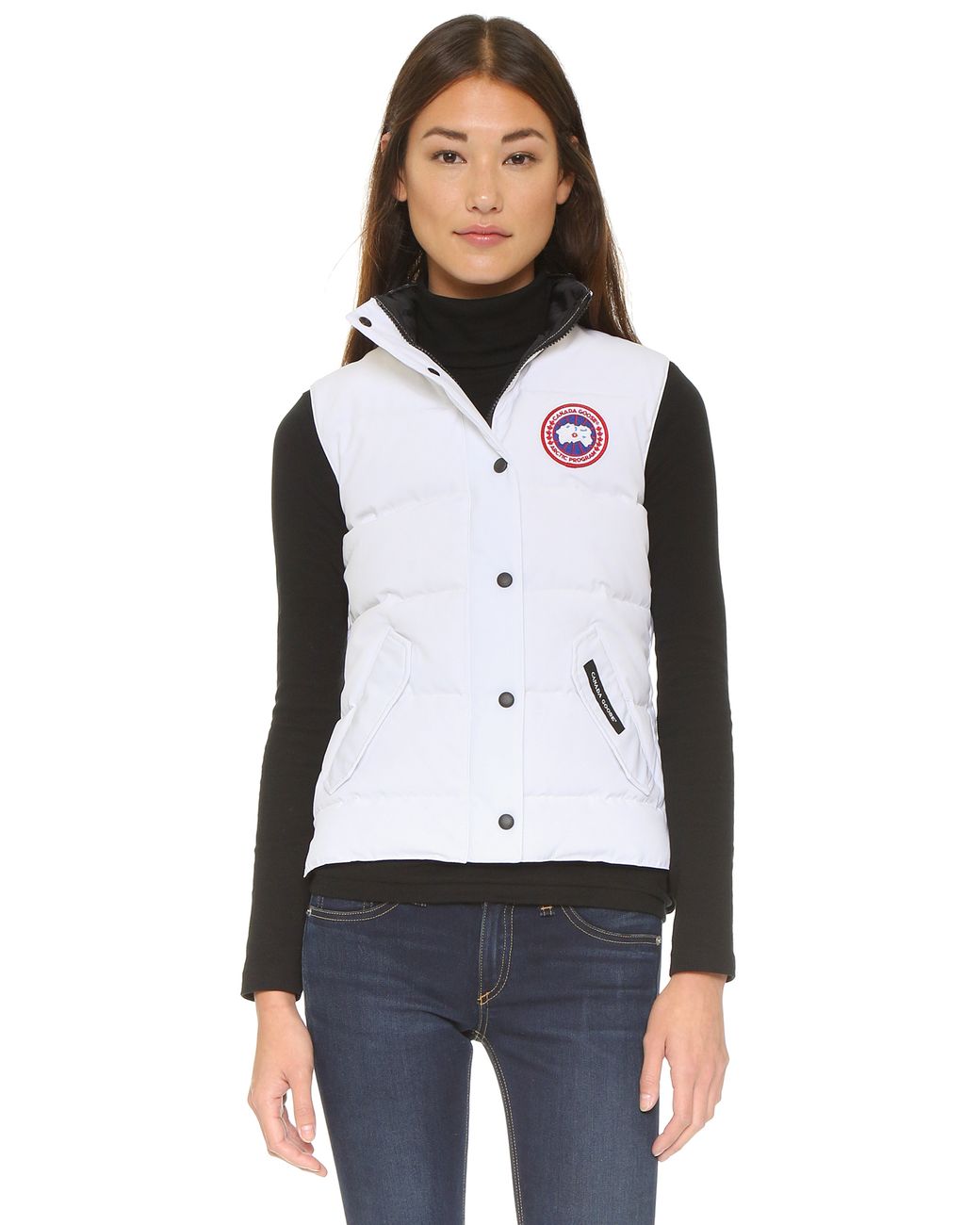 Canada Goose Freestyle Vest in White | Lyst