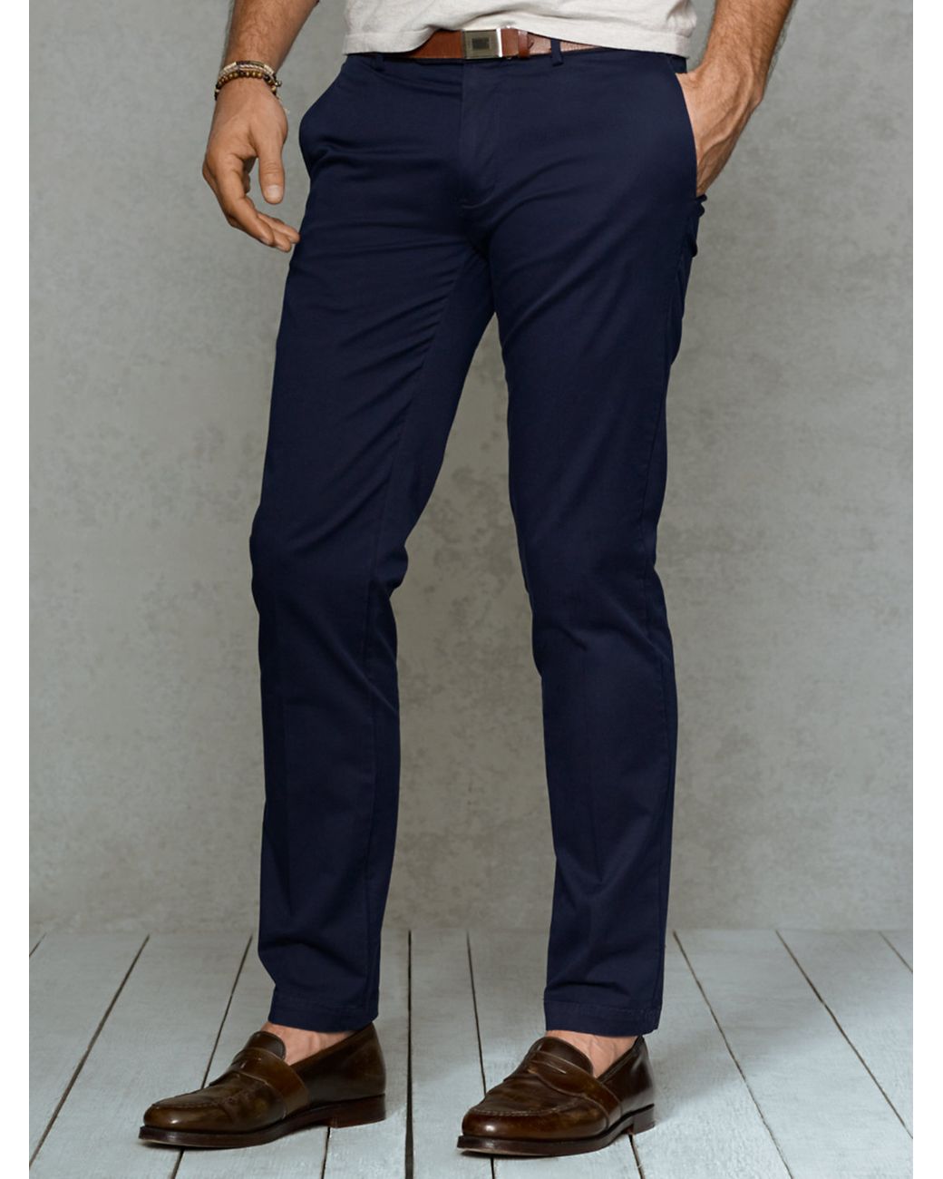 Polo Ralph Lauren Slim-fit Stretch-chino Pant in Blue for Men