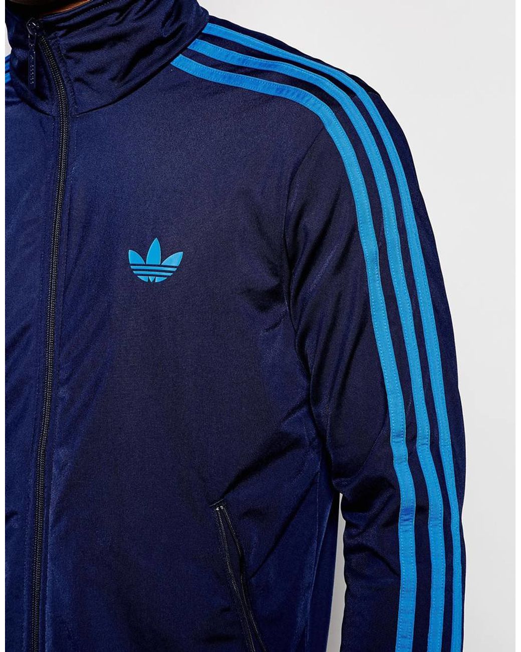 adidas Originals Street Track Top in Navy (Blue) for Men | Lyst