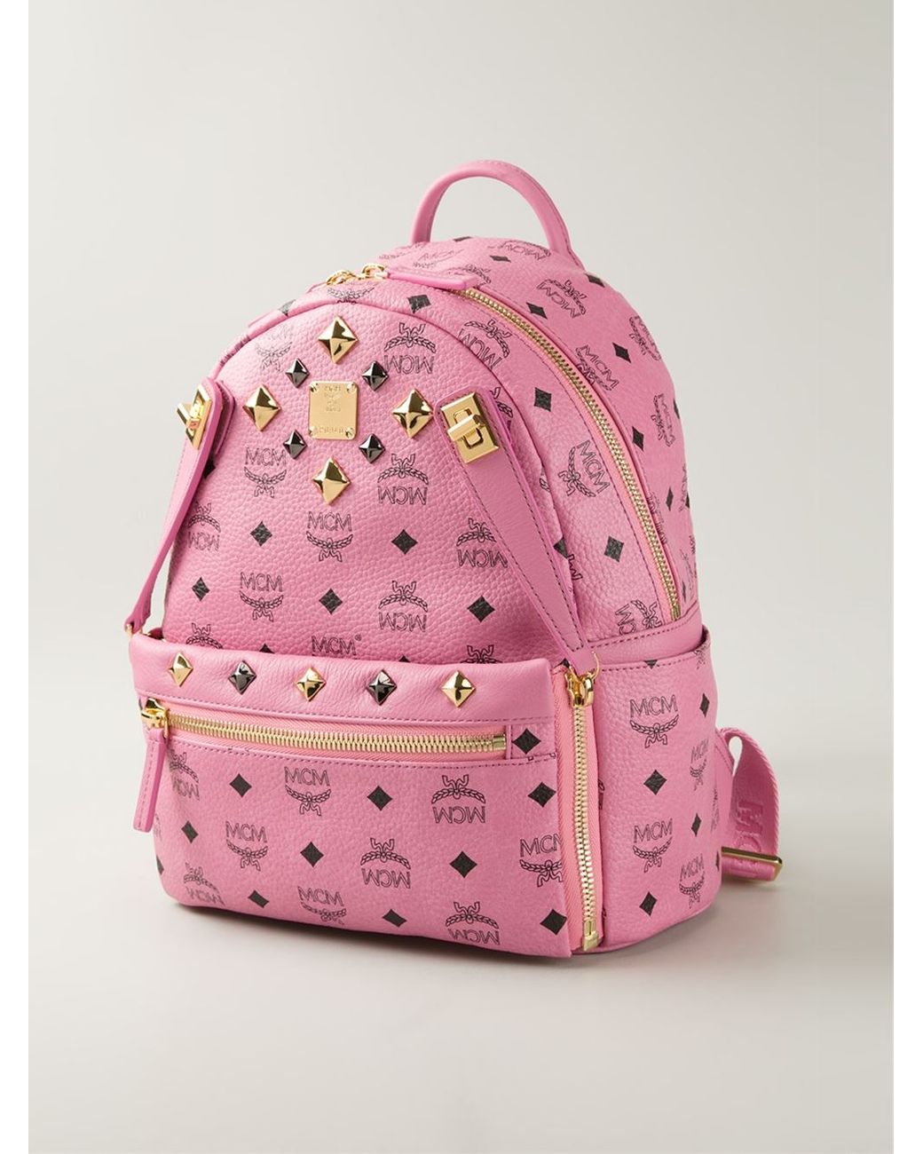 Backpack MCM Pink in Synthetic - 34148388