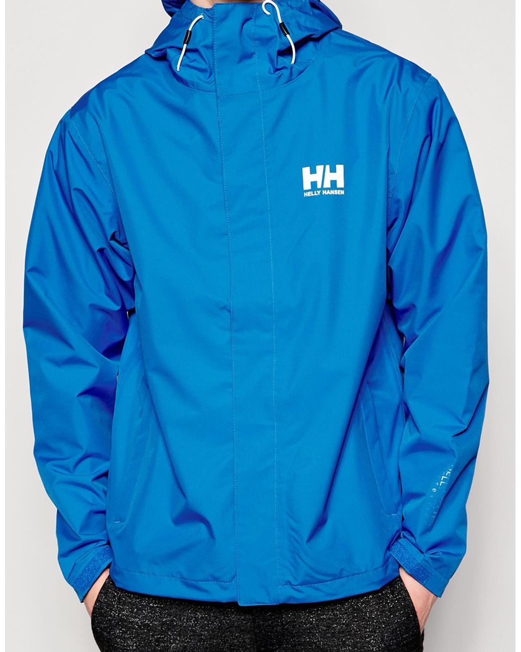 Helly Hansen Seven J Rain Jacket in Blue for Men | Lyst