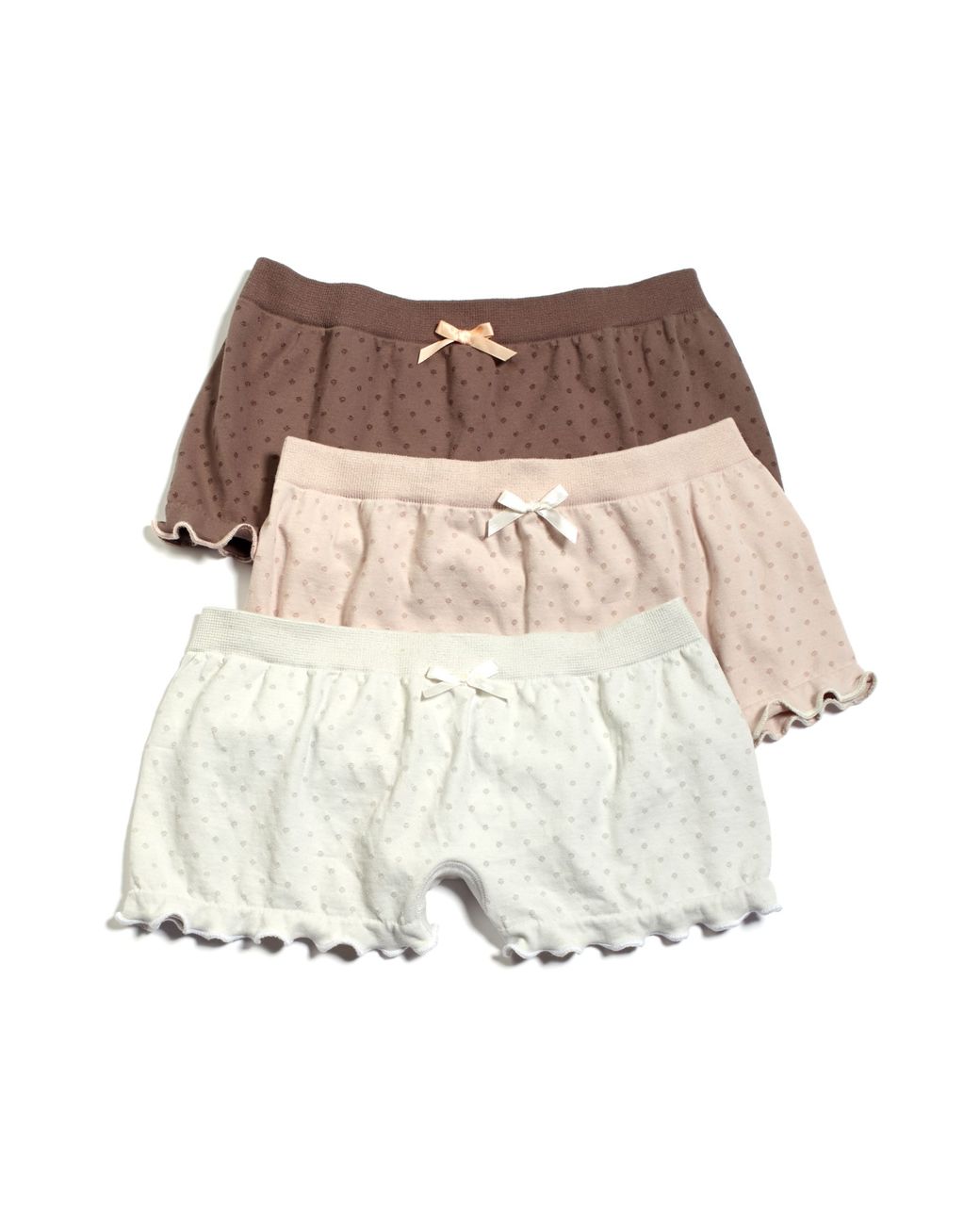 Free People Dotted Ruffle Boy Shorts in Natural Lyst