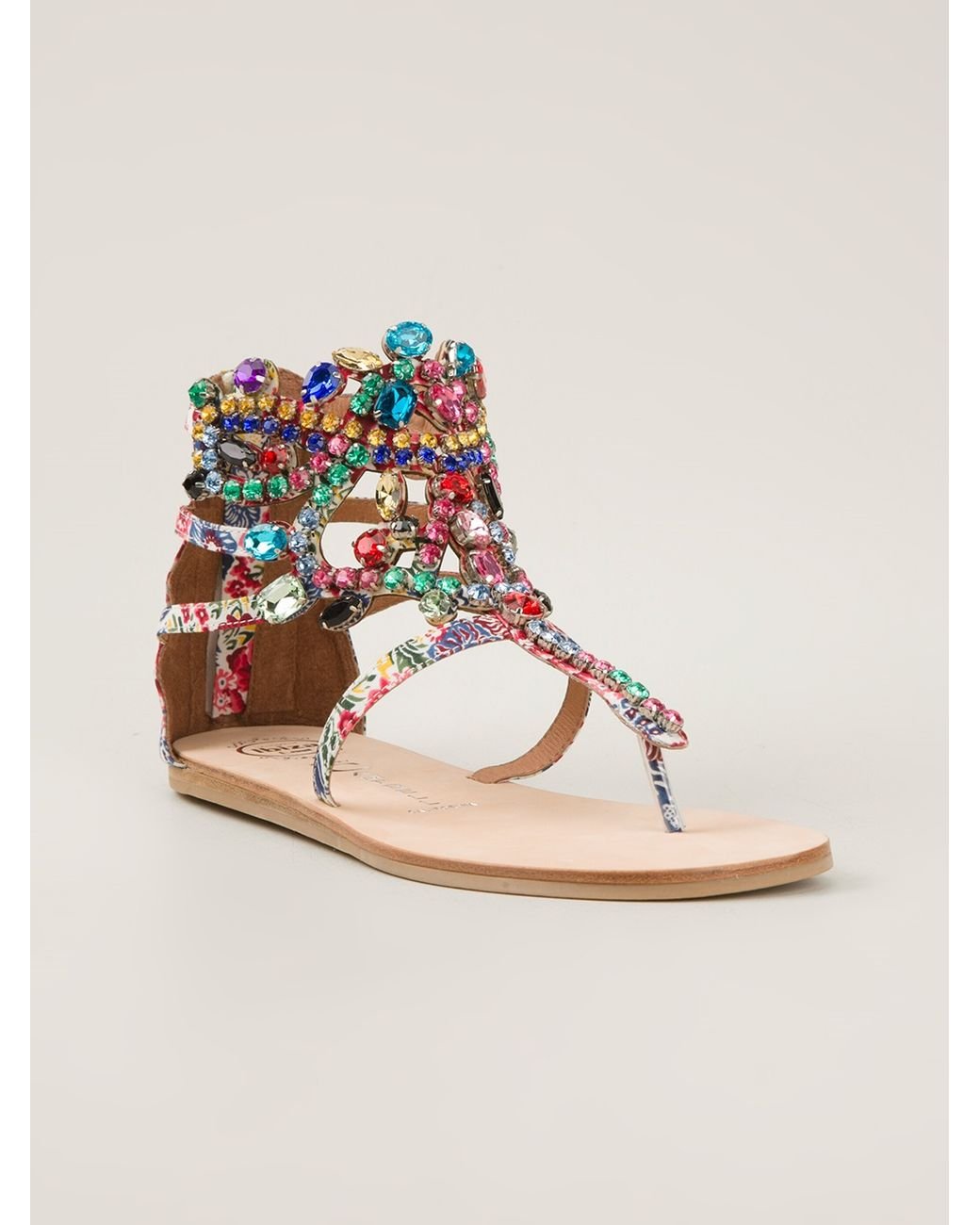 Jeffrey campbell jeweled sandals clearance