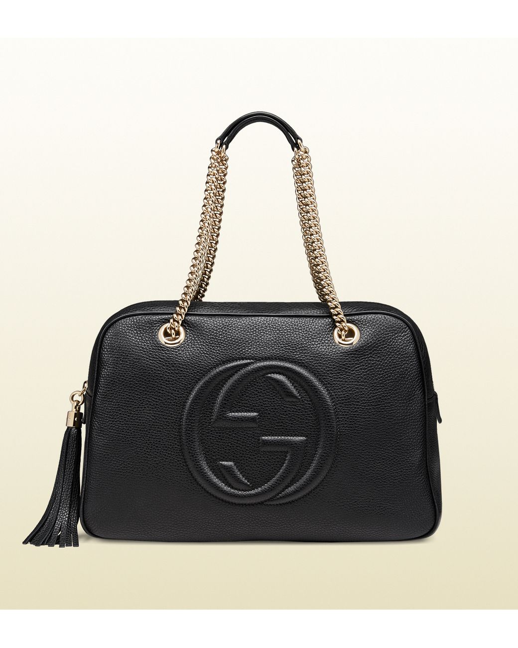 Gucci Vintage - Soho Patent Leather Chain Shoulder Bag - Pink