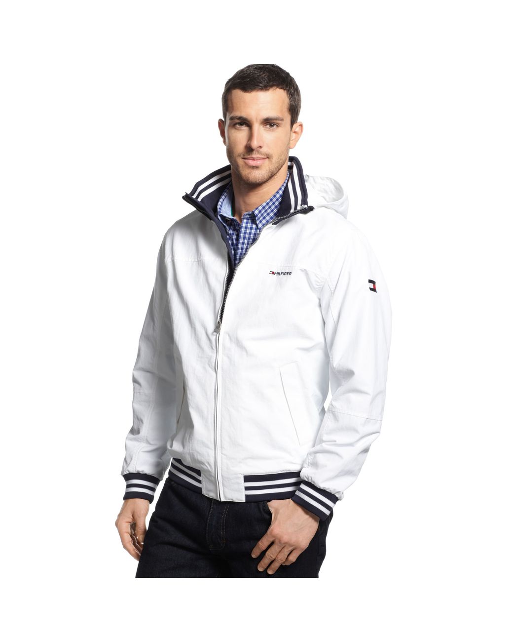 Tommy Hilfiger Team Yacht Jacket in White for Men | Lyst