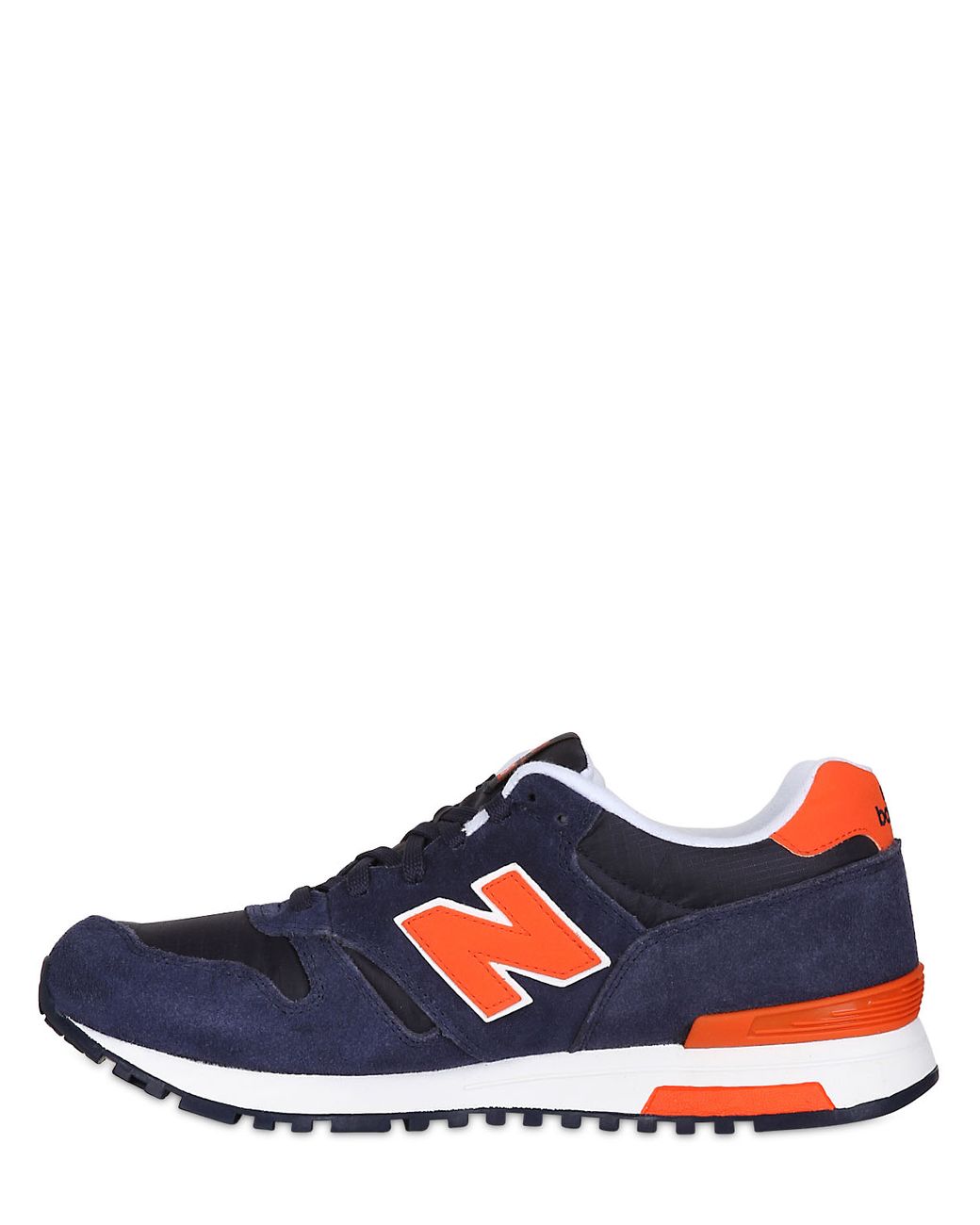 New Balance 565 Suede and Ripstop Nylon Sneakers in Blue/Orange (Blue) for  Men | Lyst