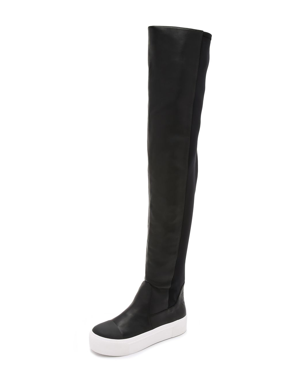 DKNY Brenda Over The Knee Sneaker Boots - Black | Lyst