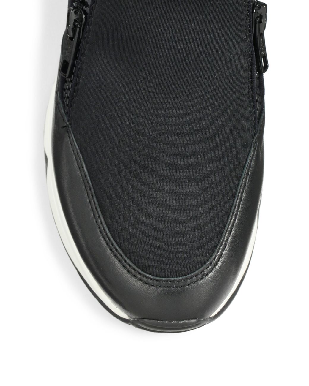 Ash Lynx Knee-High Sneaker Boots in Black | Lyst
