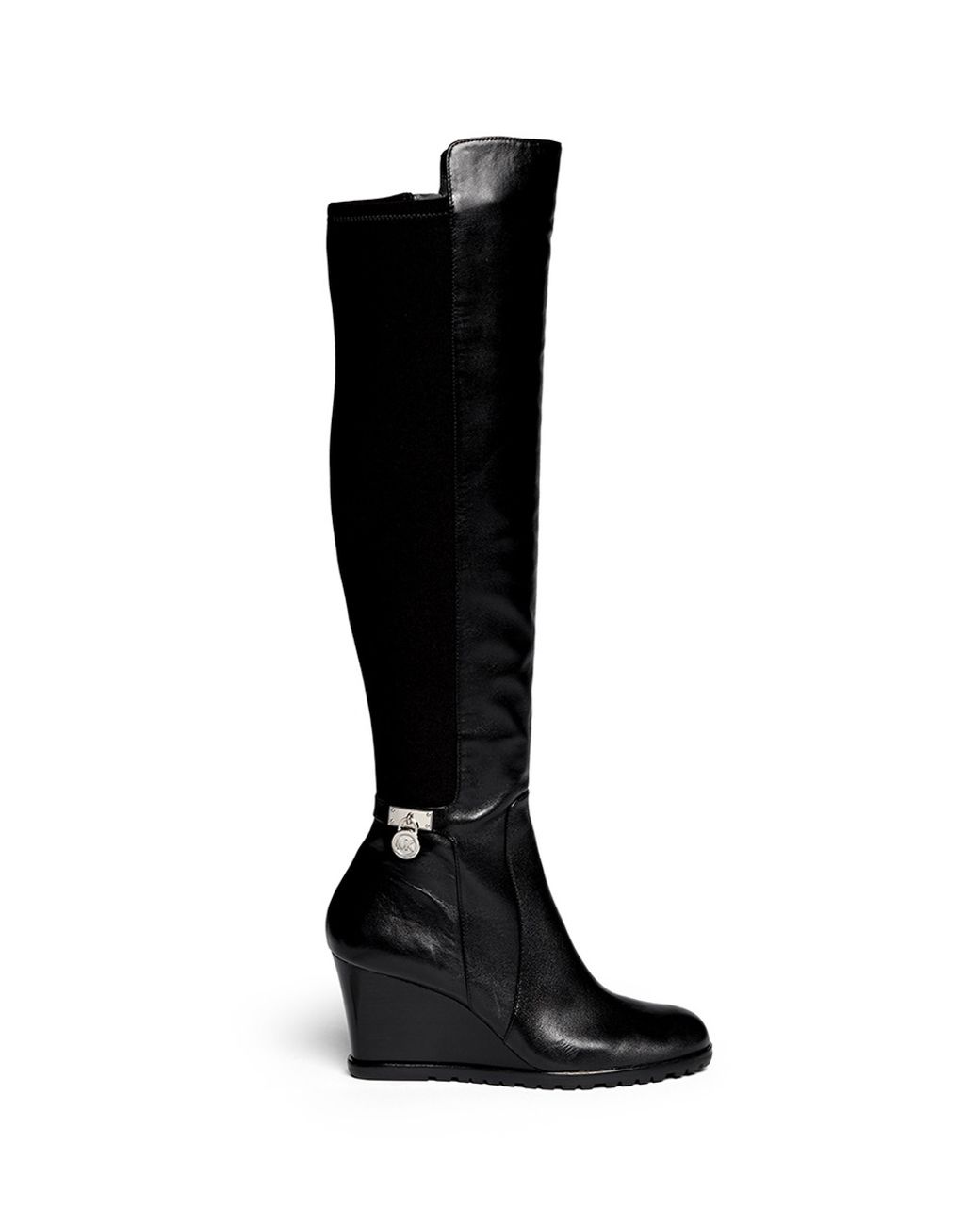 michael kors wedge knee high boots