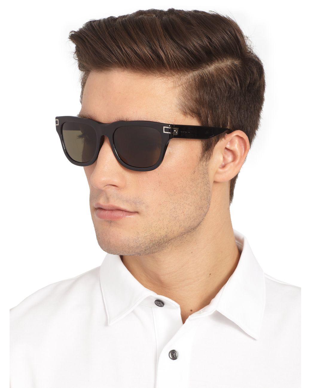 Givenchy Resin Wayfarer Sunglasses in Black for Men | Lyst