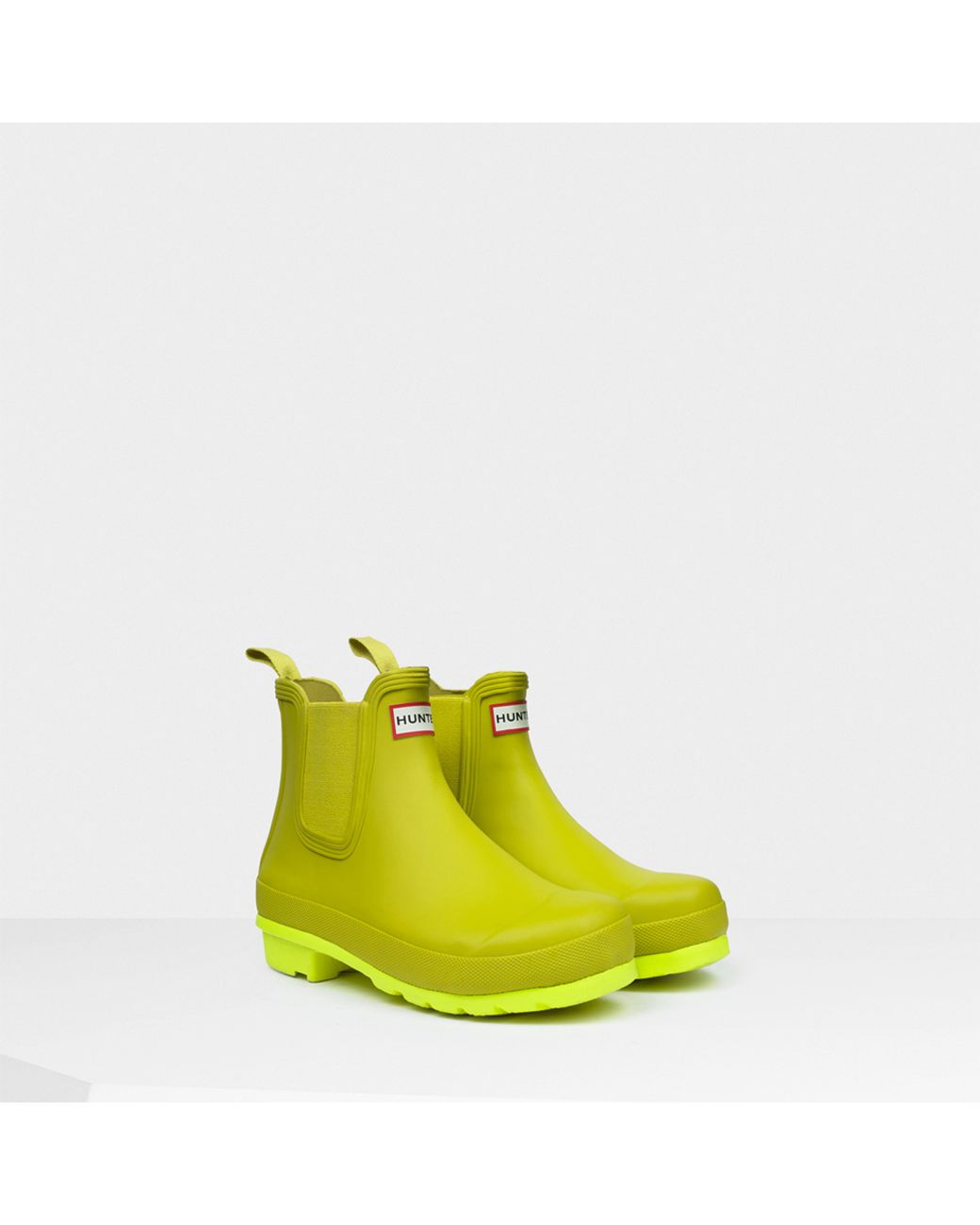 HUNTER Original Neon Sole Chelsea Boots 