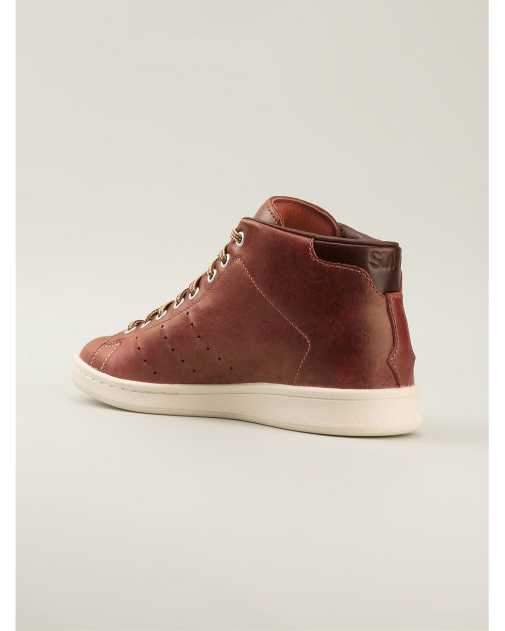 adidas Stan Smith Mid Trainers in Brown for Men | Lyst