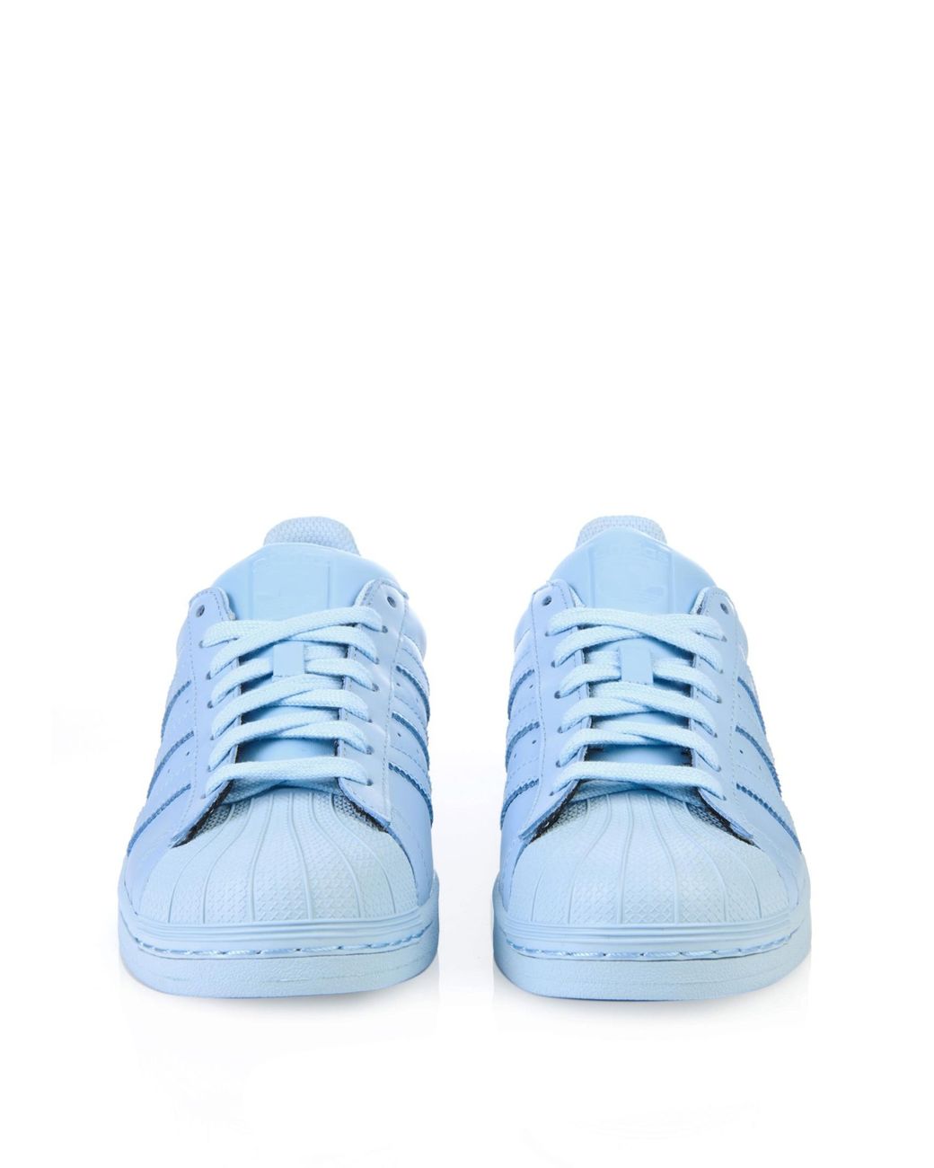 adidas Supercolor Leather Trainers in Blue |