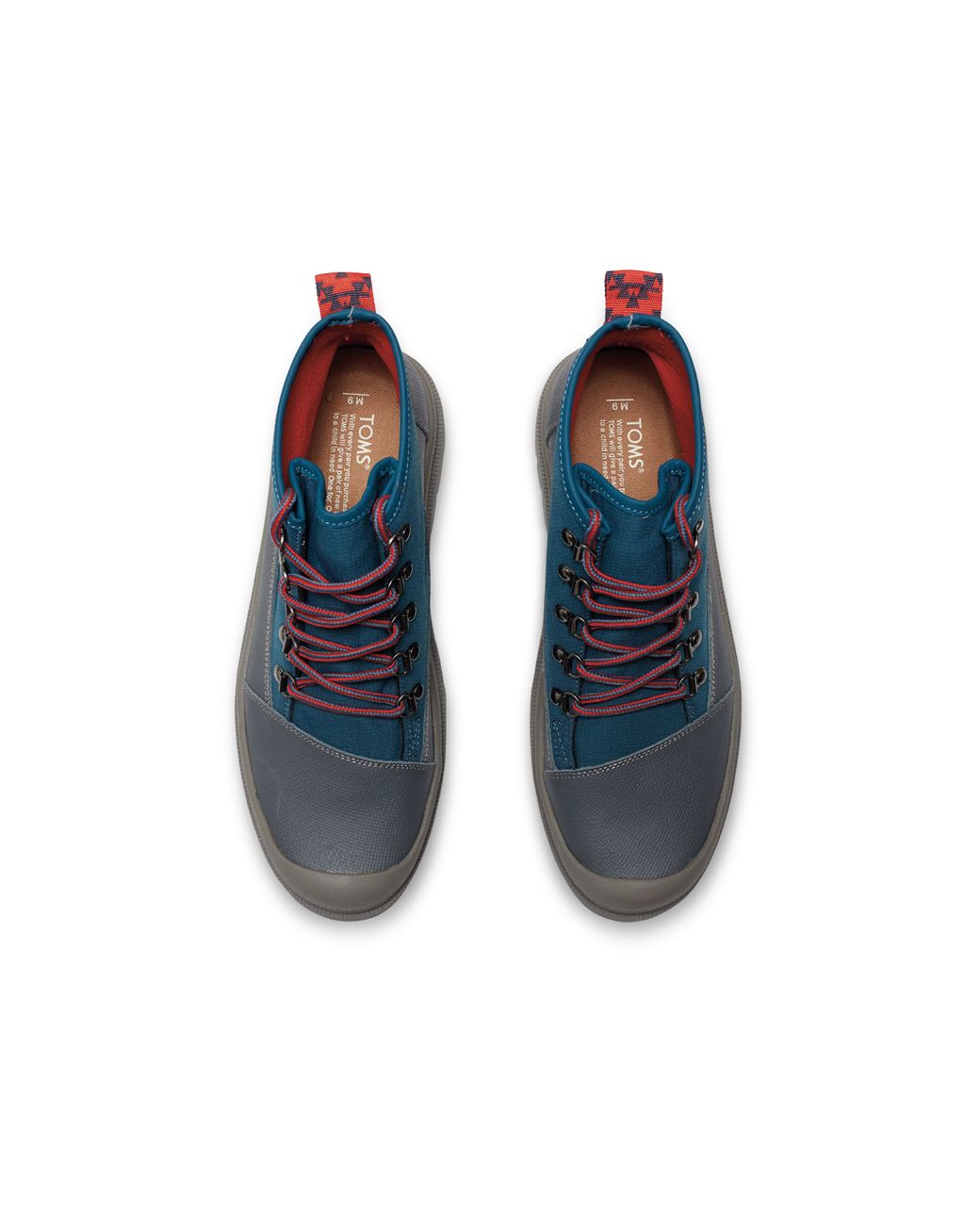 TOMS Leather Castlerock Grey/legion 