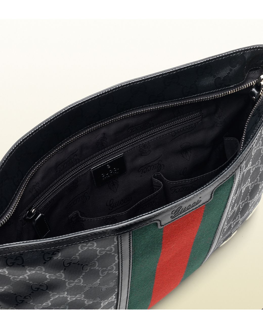 Gucci 500 By Gg Imprimé Messenger Bag in Black for Men | Lyst