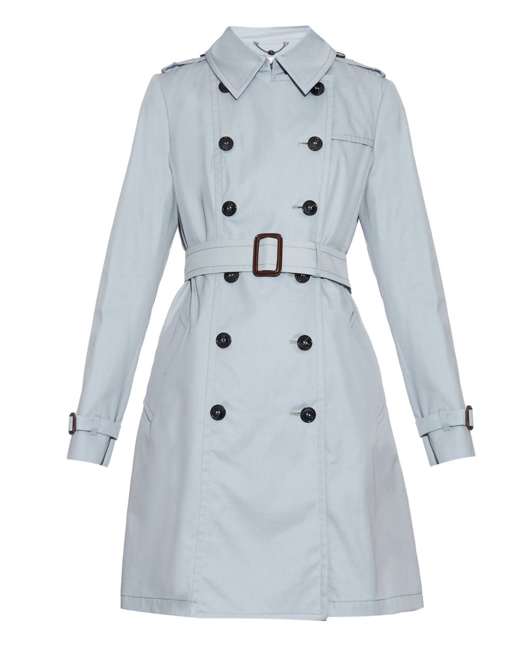 Weekend by Maxmara Victor Trench Coat in Blue | Lyst