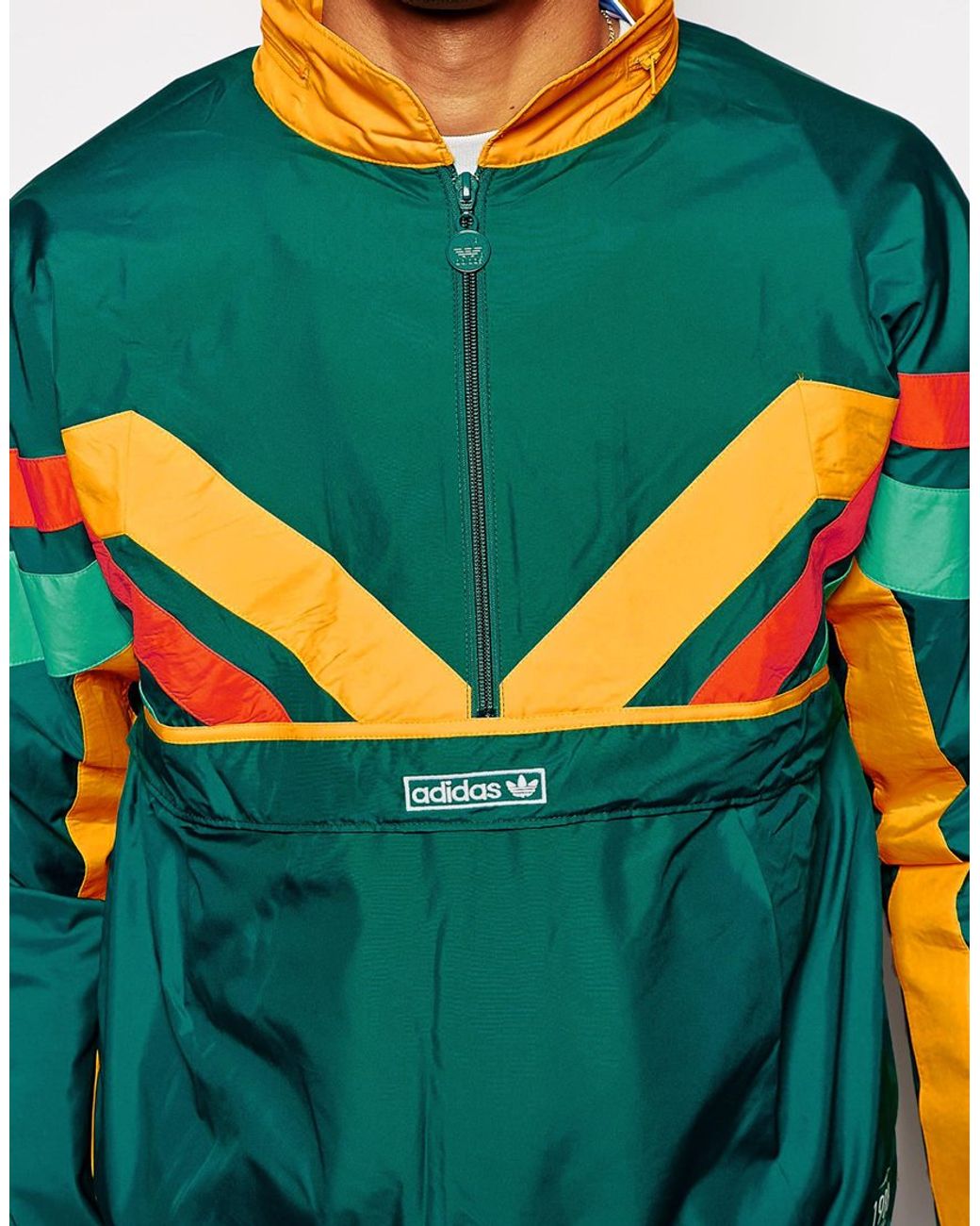 adidas Originals Archive 1988 Over The Head Jacket in Teal (Blue) for Men |  Lyst Canada