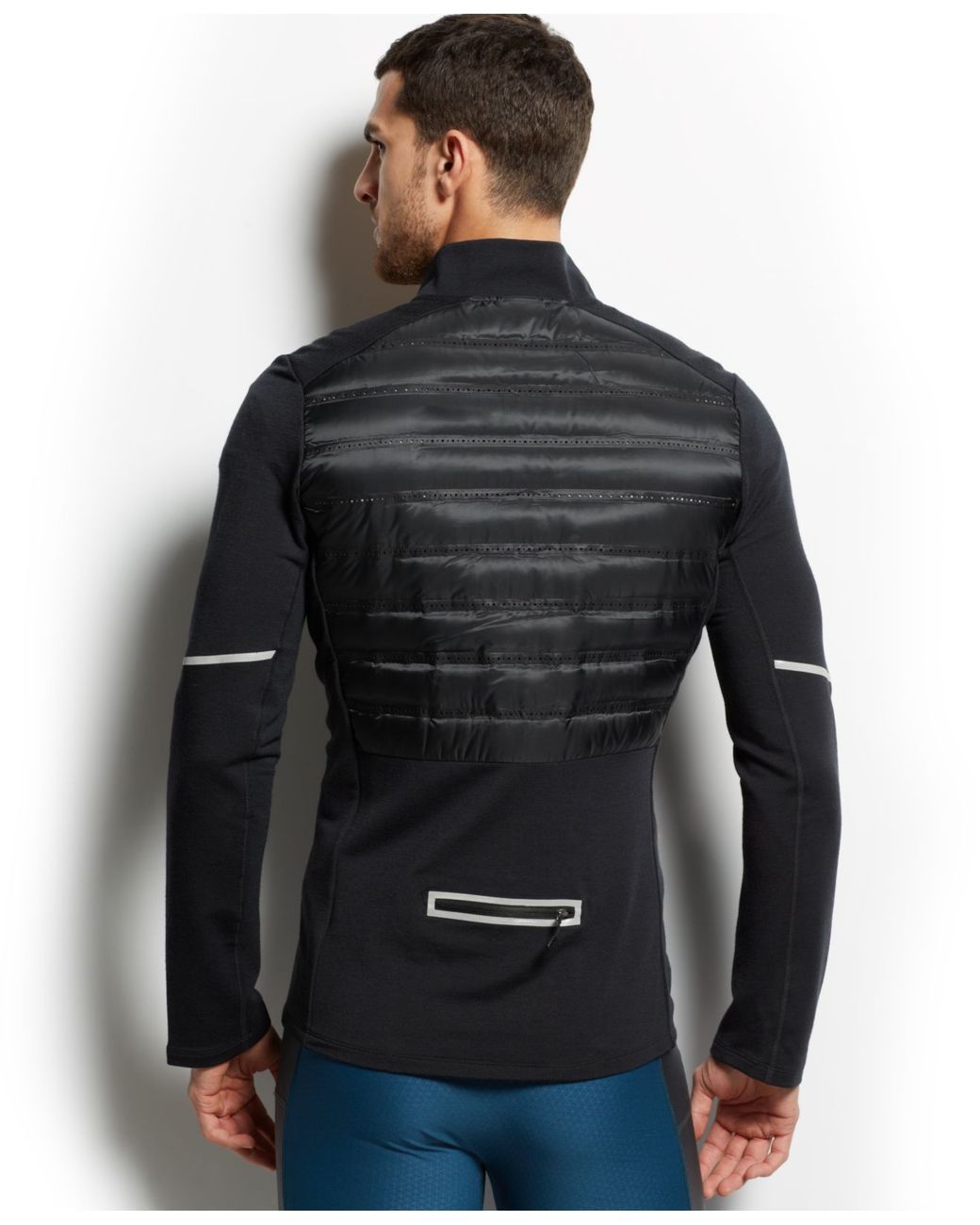 Nike Men's Black Aeroloft Hybrid Down Jacket