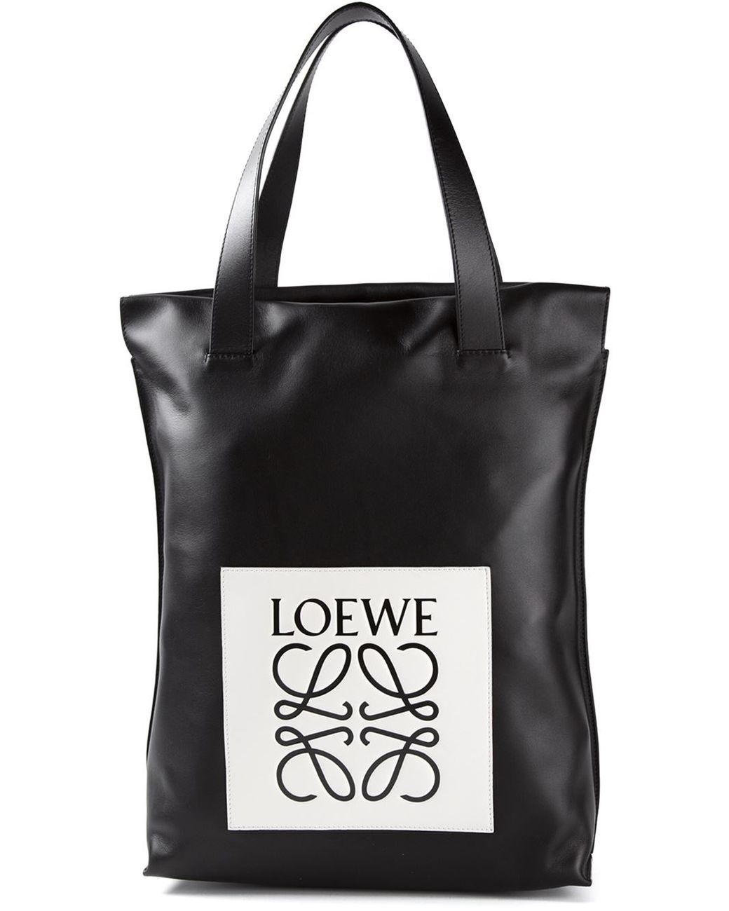 ★ Leey★ LOGO TOTE BAG BLACK P0000ELH Emporio Armani Women's Frida Logo Eagle Tote Bag - Black