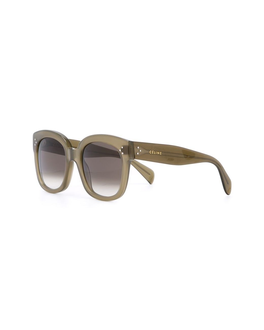 Celine 'new Audrey' Sunglasses in Green | Lyst