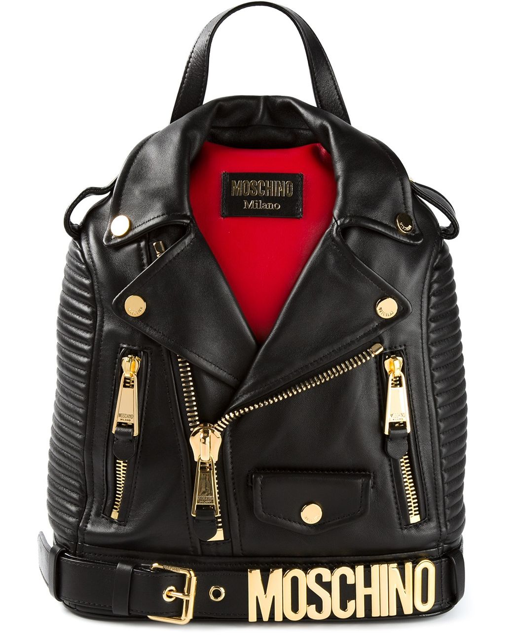 moschino black biker jacket backpack product 1 20736443 0 814516890 normal