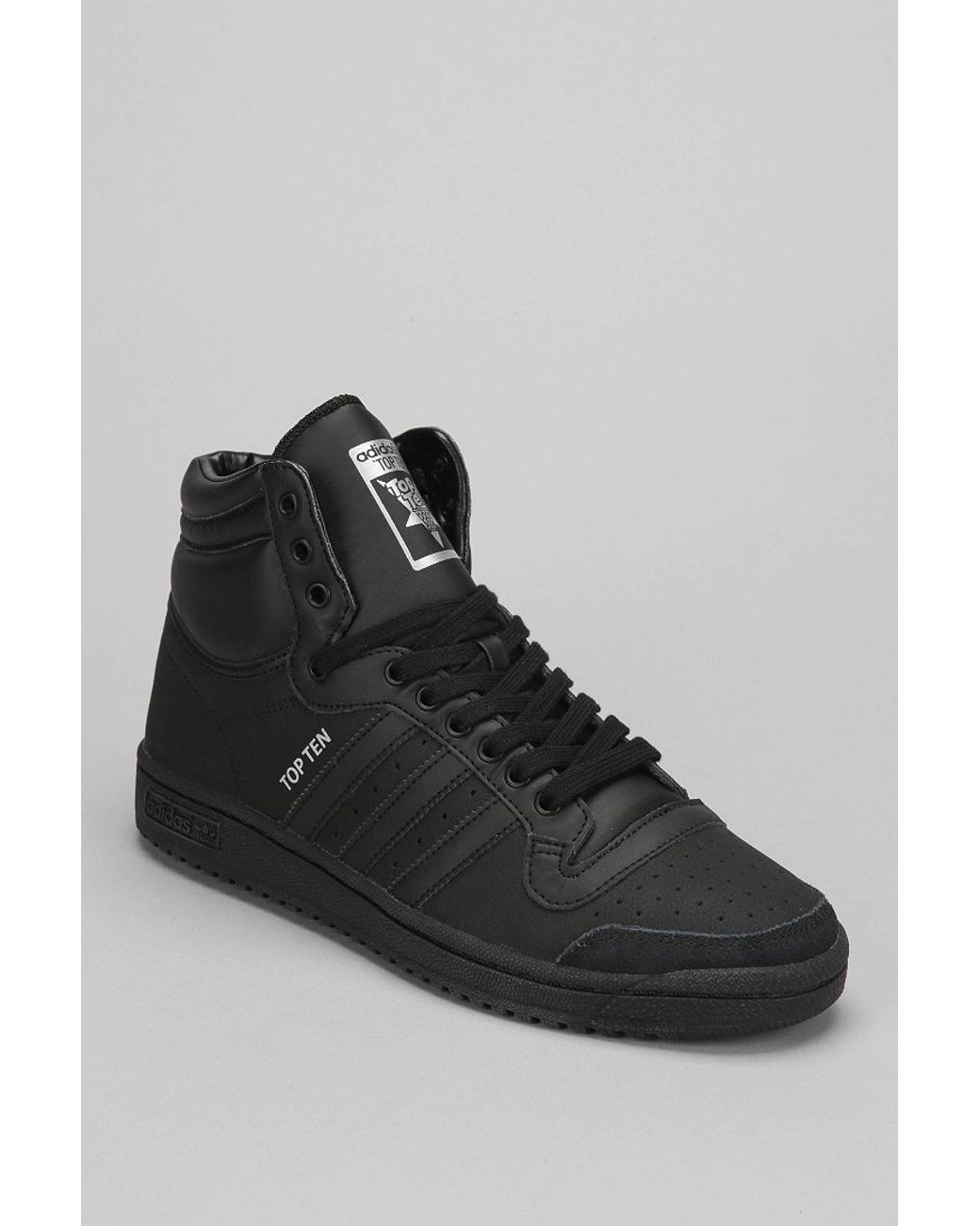 adidas Top High-Top Sneaker in Black for | Lyst