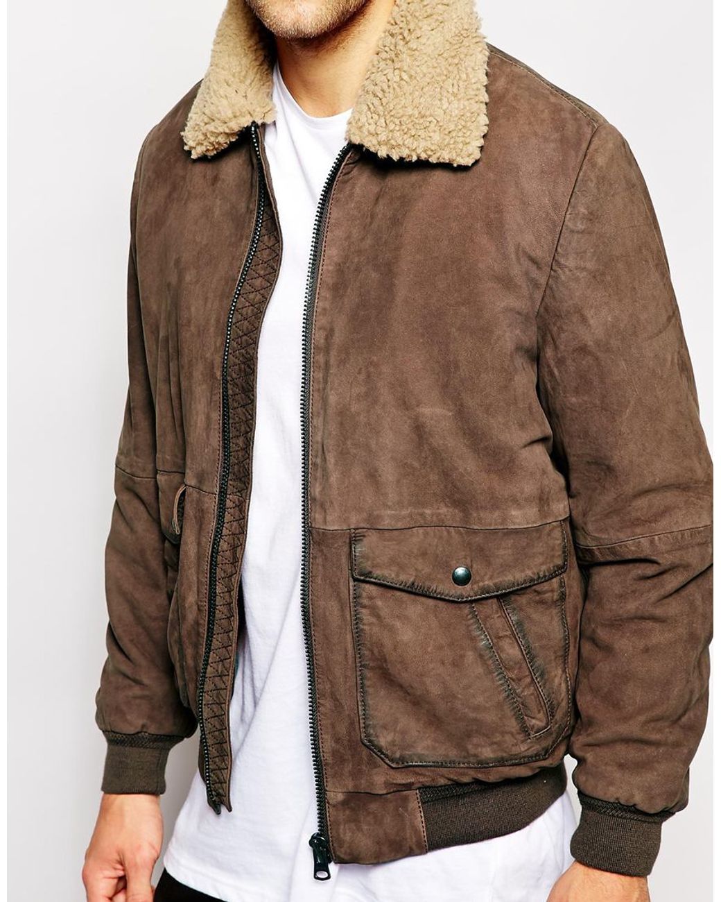 Arriba 33+ imagen wrangler brown leather jacket - Thptnganamst.edu.vn