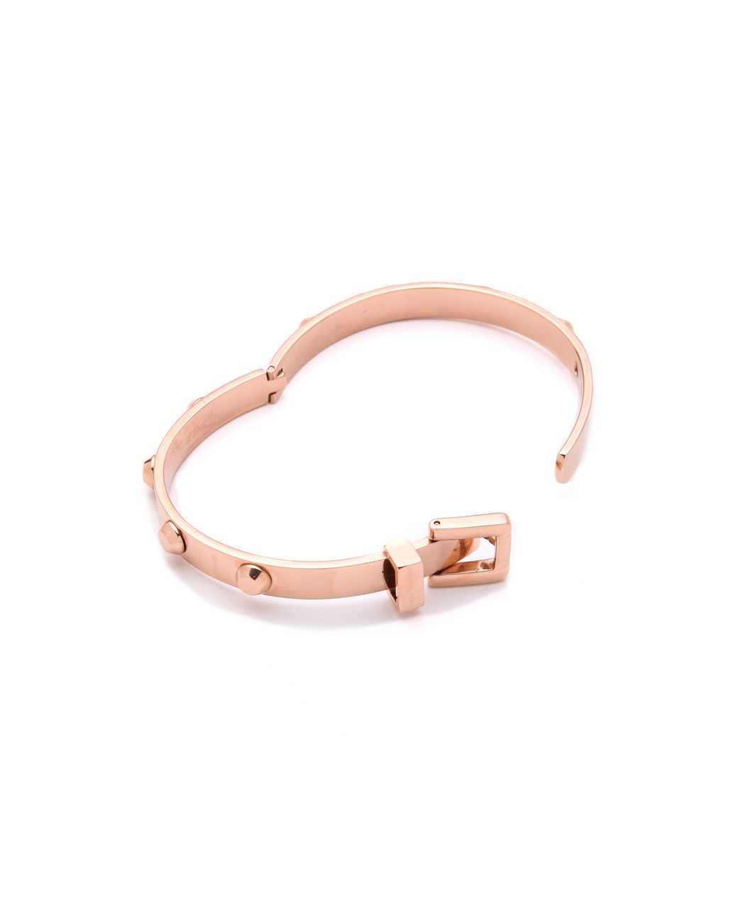 Michael Kors Astor Buckle Bangle - Rose Gold in Pink | Lyst