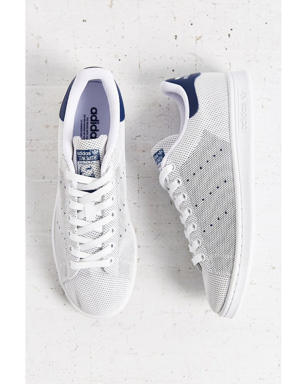 adidas Originals Originals Stan Smith Weave Sneaker in Blue | Lyst