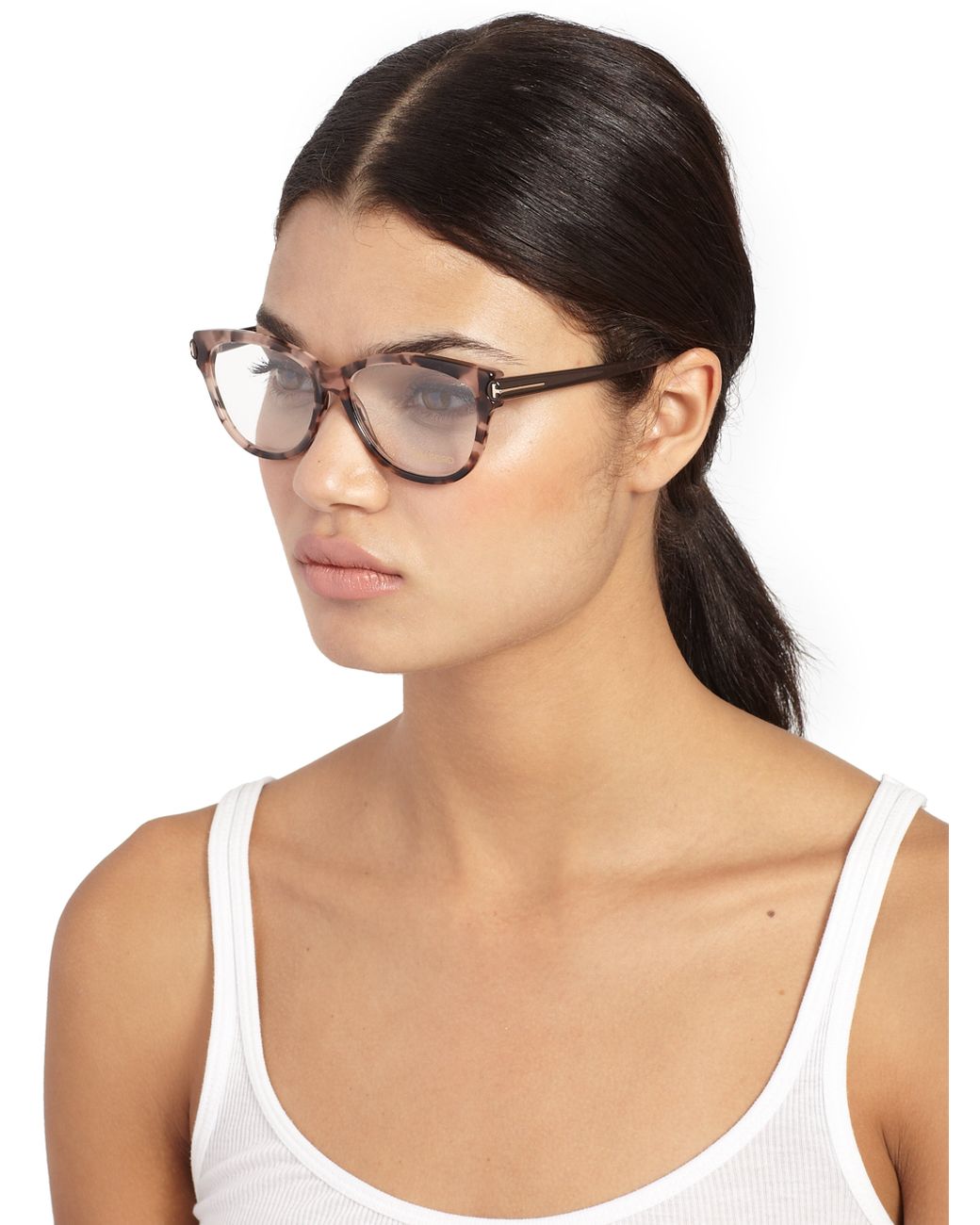 Tom Ford Butterfly Optical Glasses in Pink | Lyst