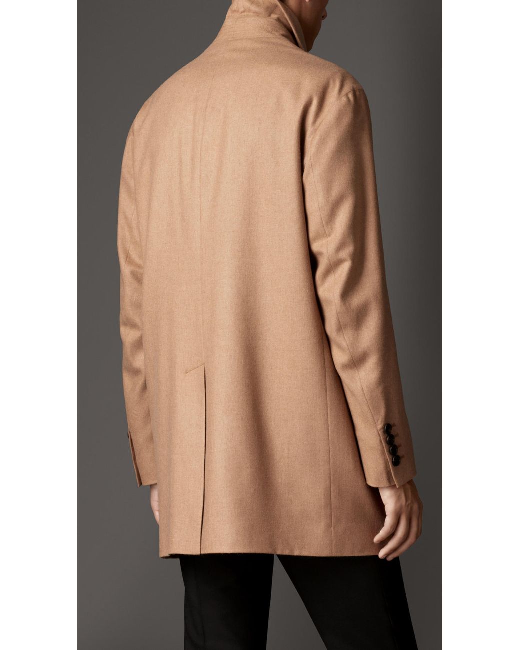 Burberry Camel Hair Coat in Brown for Men | Lyst