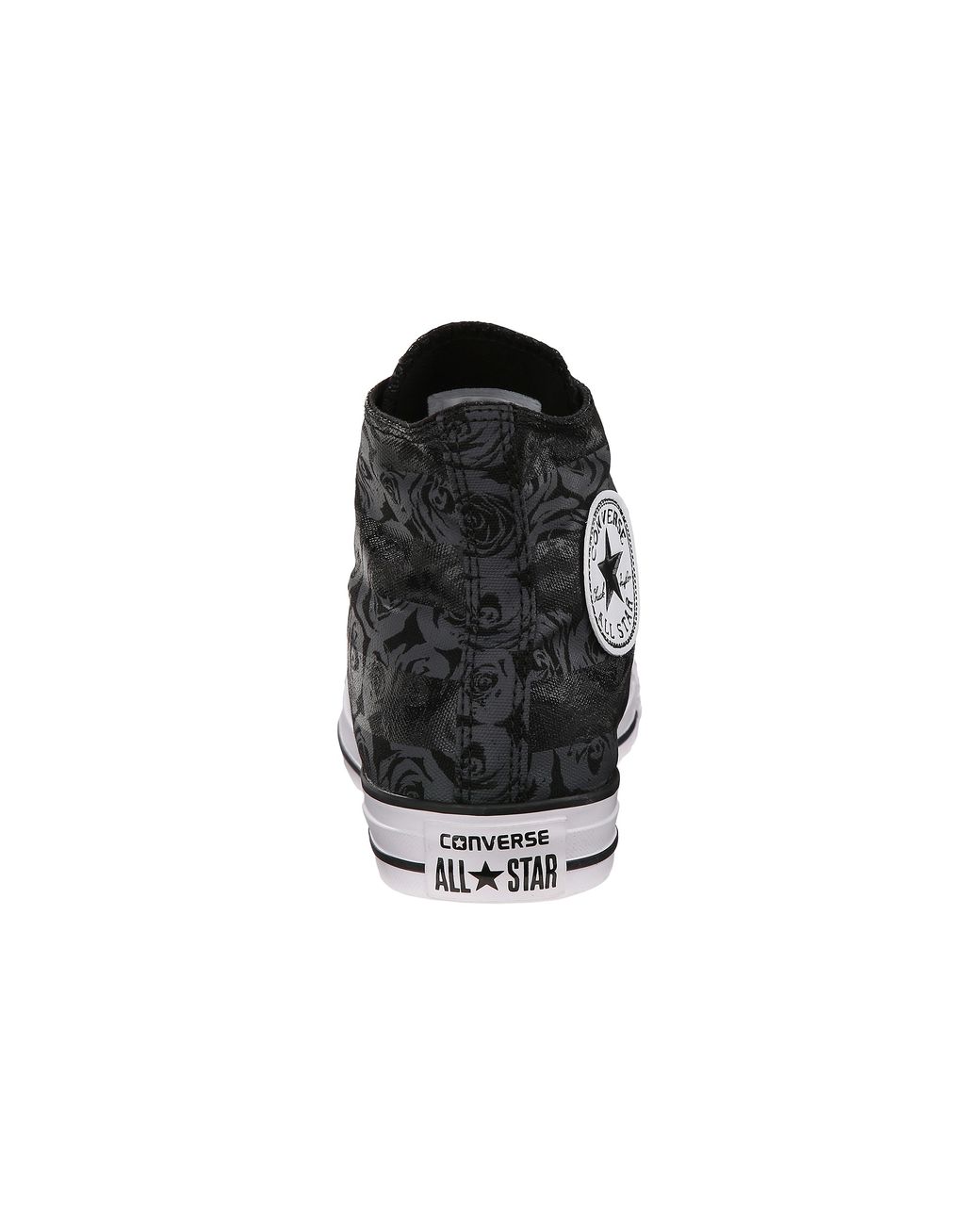 Converse Chuck Taylor® All Star® Rose Print Hi in Black | Lyst