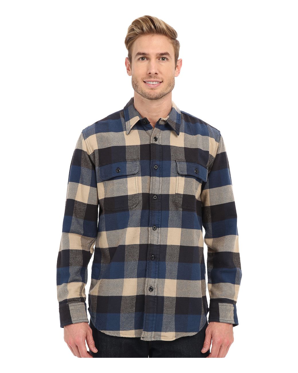 Filson Vintage Flannel Work Shirt in Blue for Men | Lyst