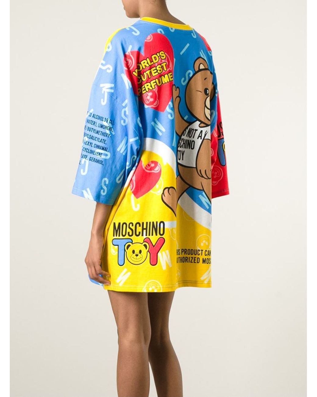 Moschino teddy bear t shirt dress deals