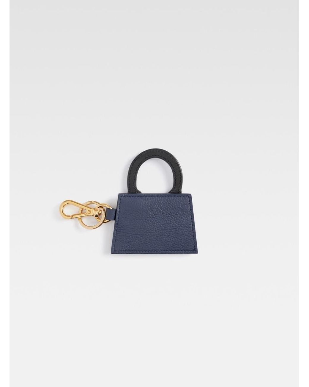 キーホルダー・キーリング JACQUEMUS FW23 KEYCHAIN WITH LOGO (236AC327_3108100) Jacquemus Leather Mini Handbag Keychain - White Keychains