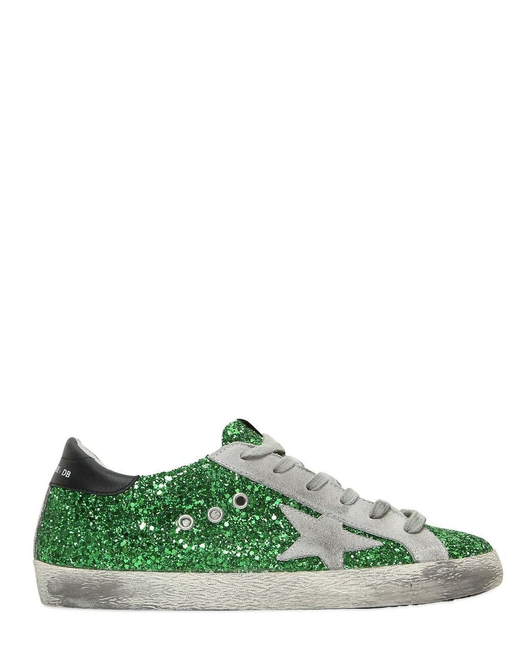 Green shop sparkle sneakers