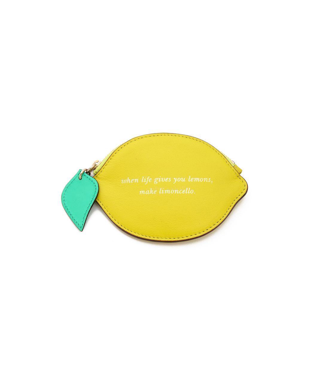 Kate Spade Lemon Coin Purse in Yellow | Lyst