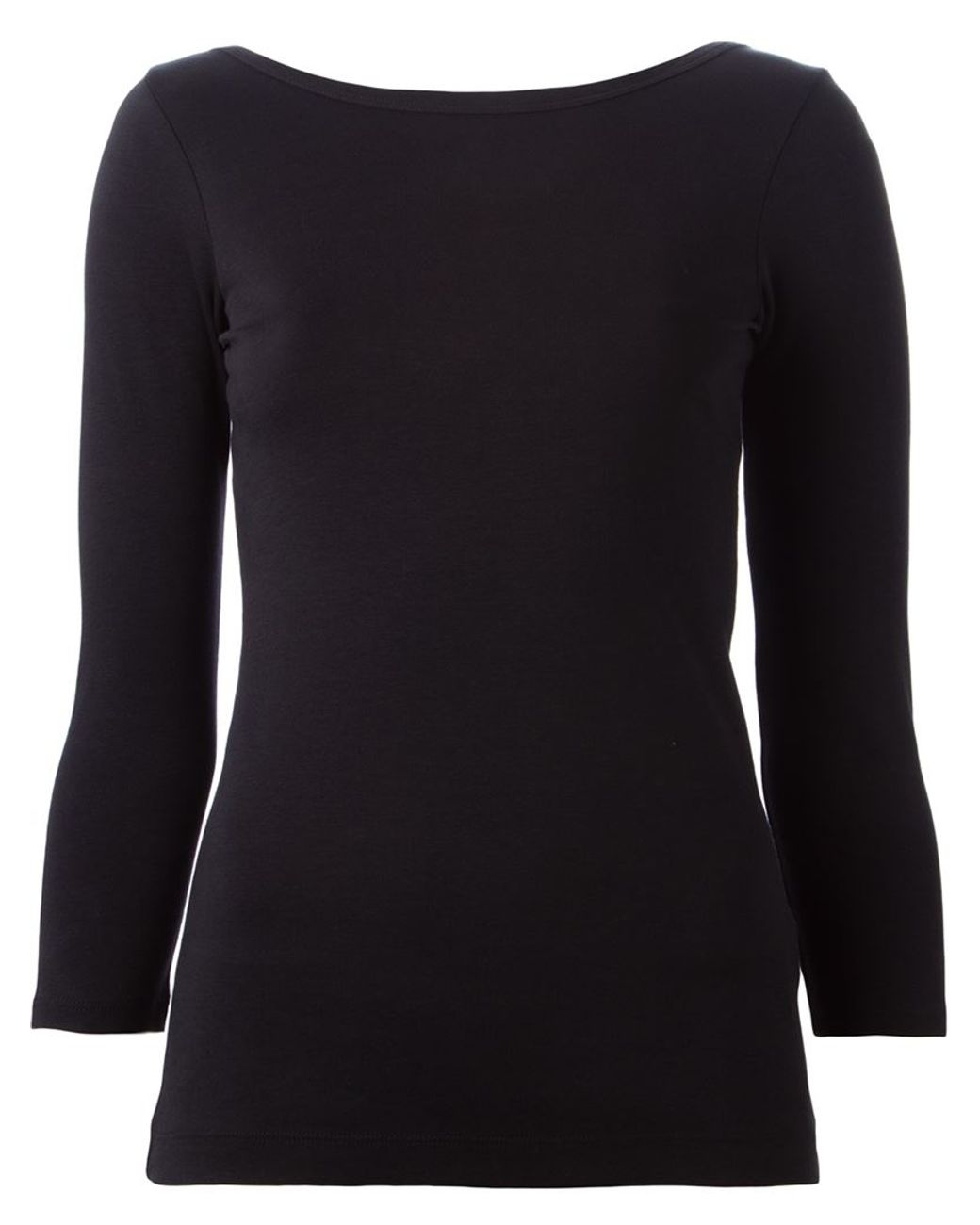 Theory Boat Neck Top in Black | Lyst