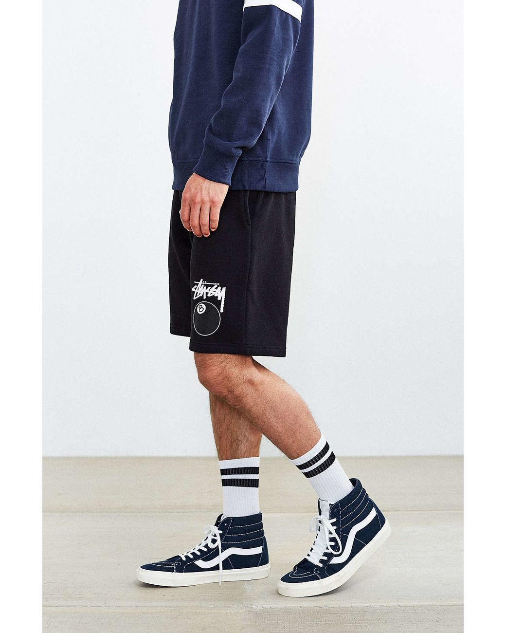 Stussy stock clearance fleece short