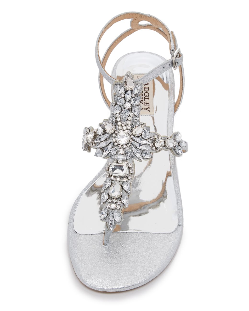 Badgley mischka vega store ii metallic sandal