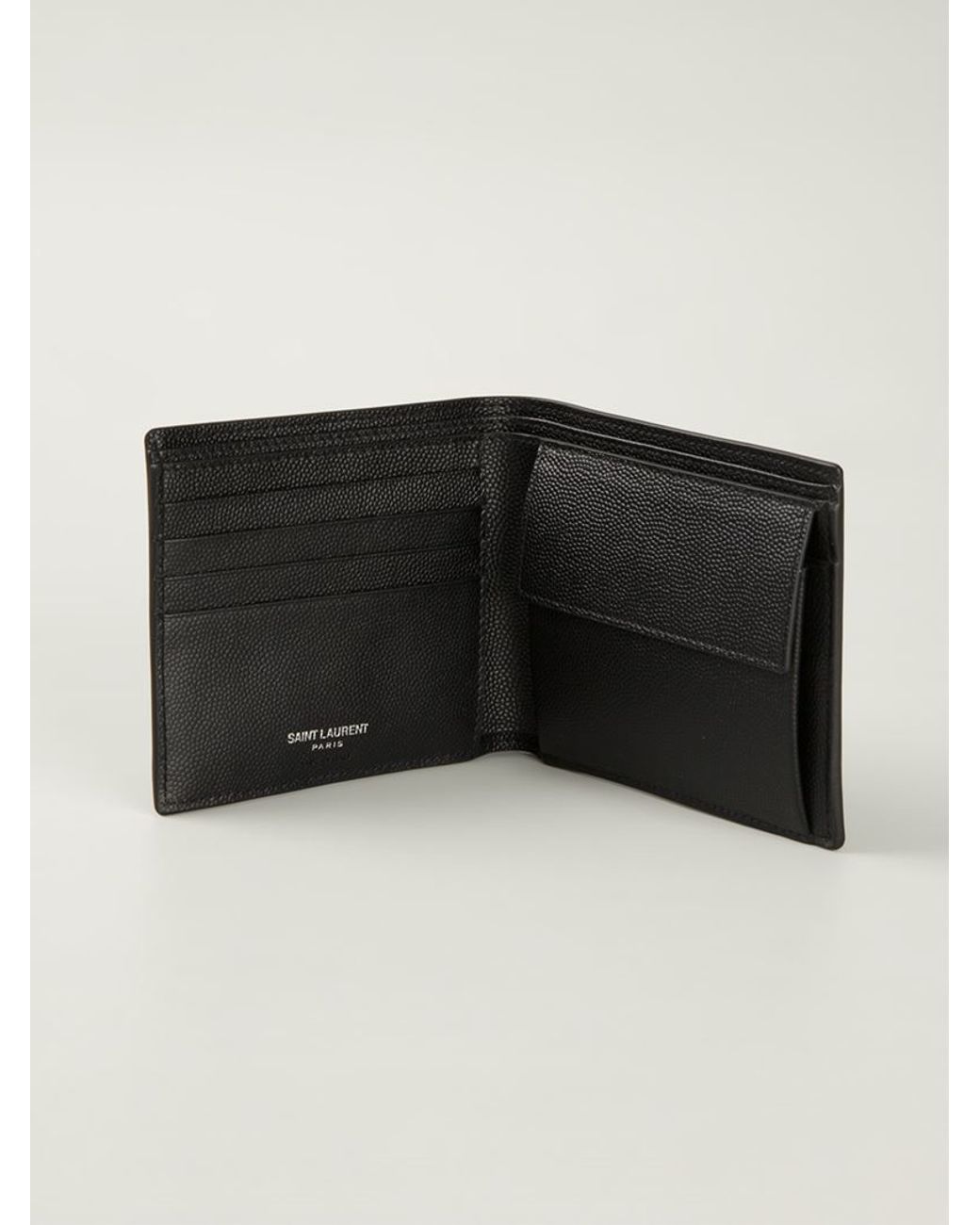 Saint Laurent Studded Wallet in Black for Men | Lyst