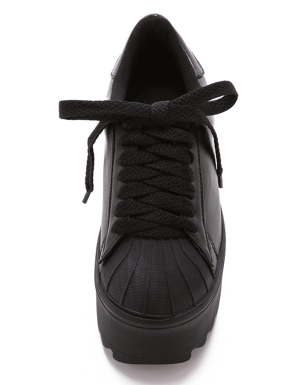 Jeffrey Campbell Synergy Platform Sneakers in Black | Lyst