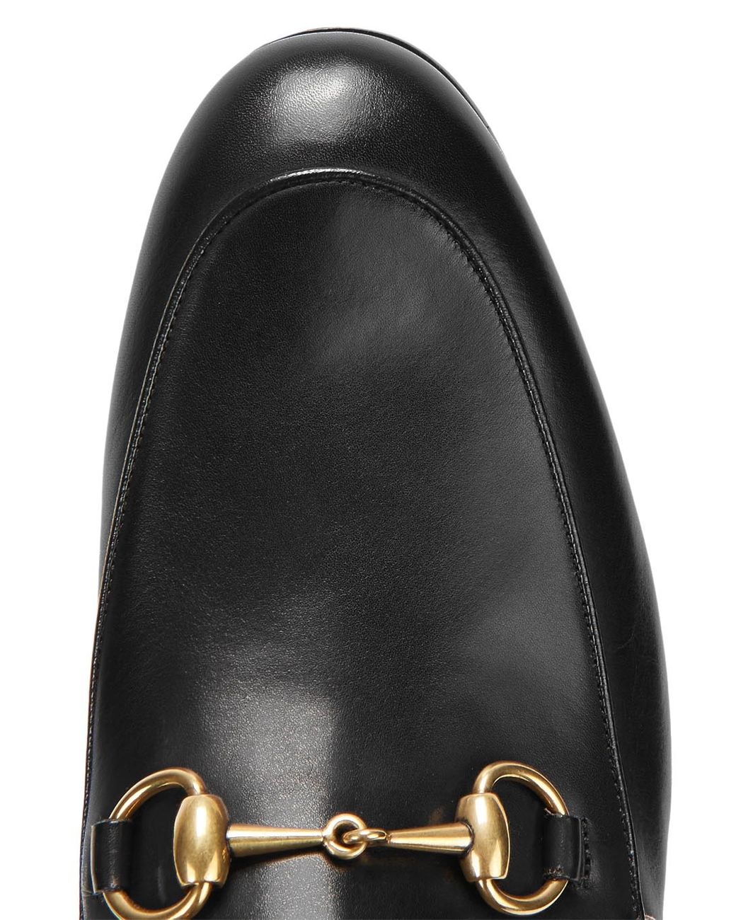 Gucci Betis Glamour Black Leather Loafers | Lyst UK