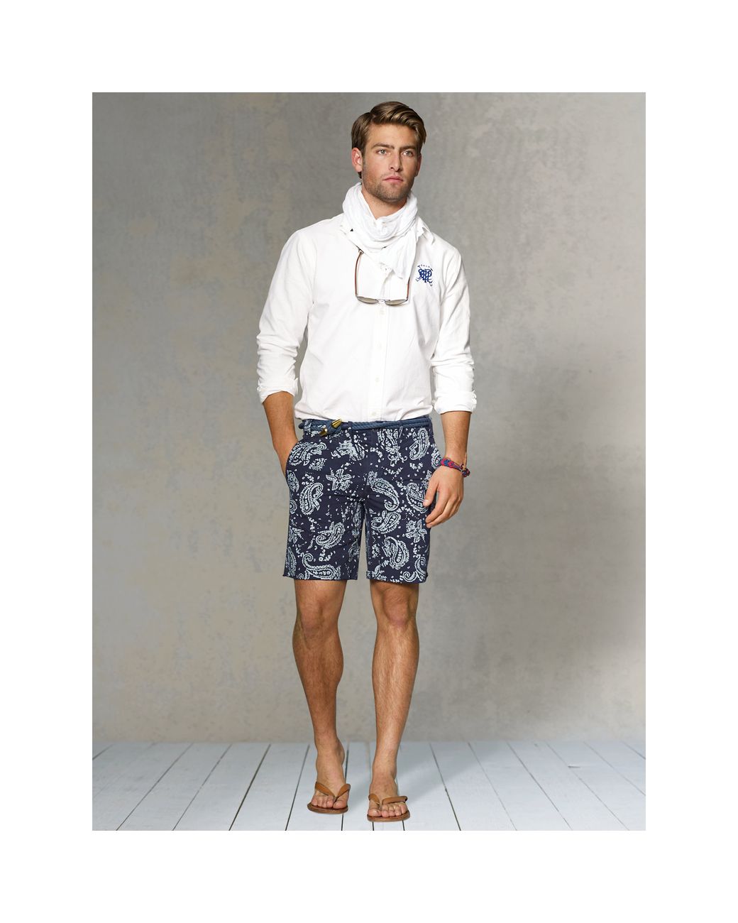 polo ralph lauren bandana shorts