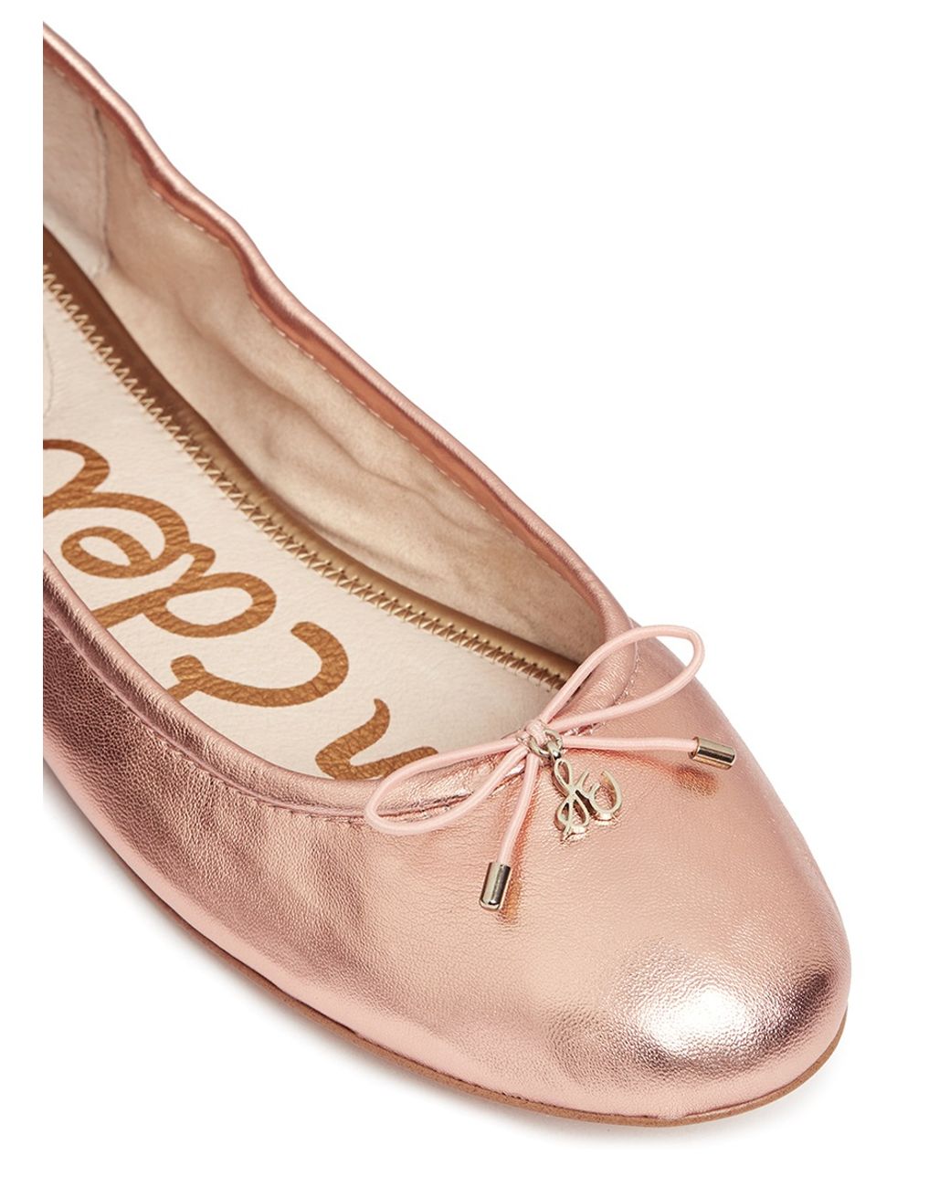 Sam edelman rose gold flats on sale