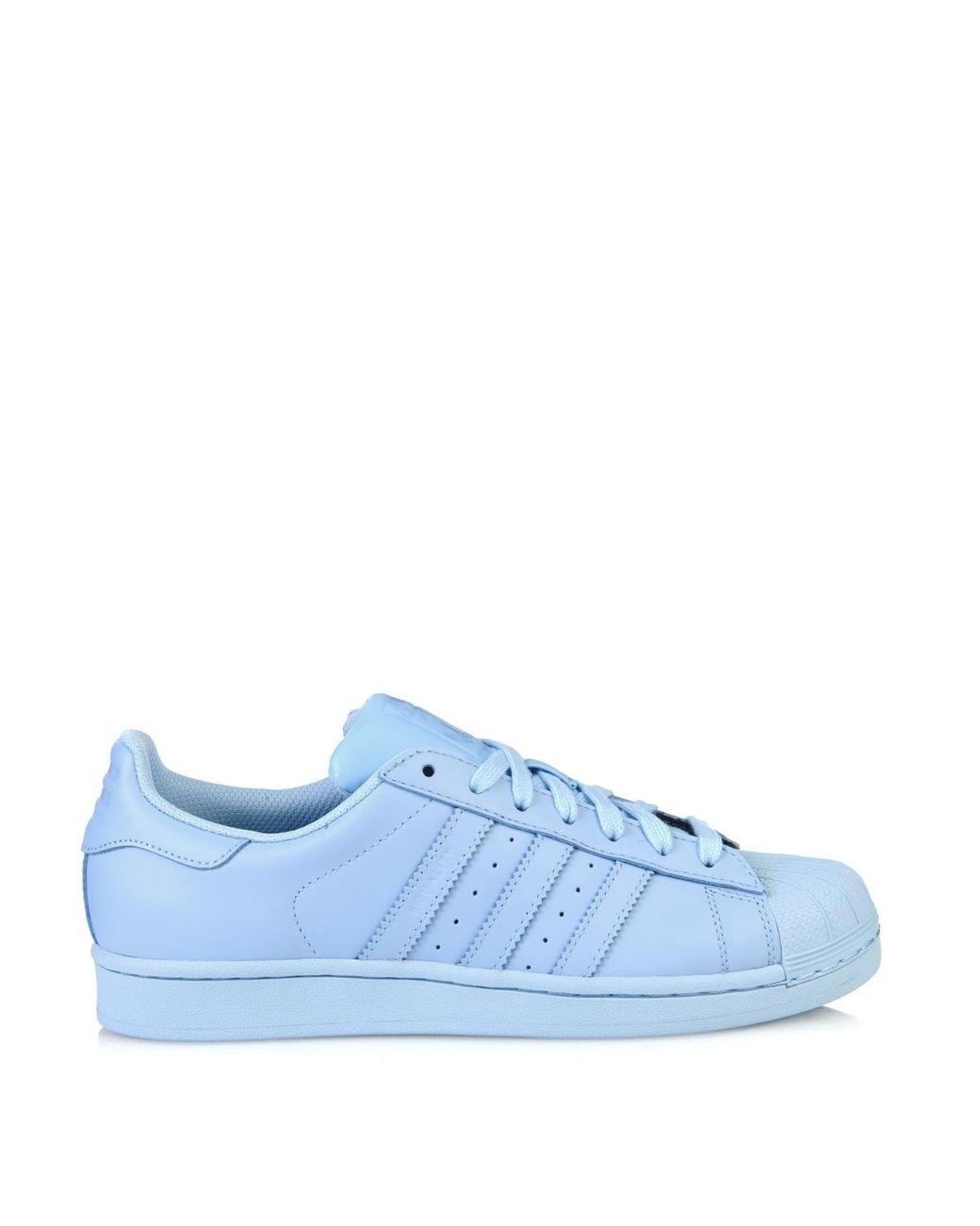 adidas Superstar Supercolor Leather Trainers in Blue | Lyst