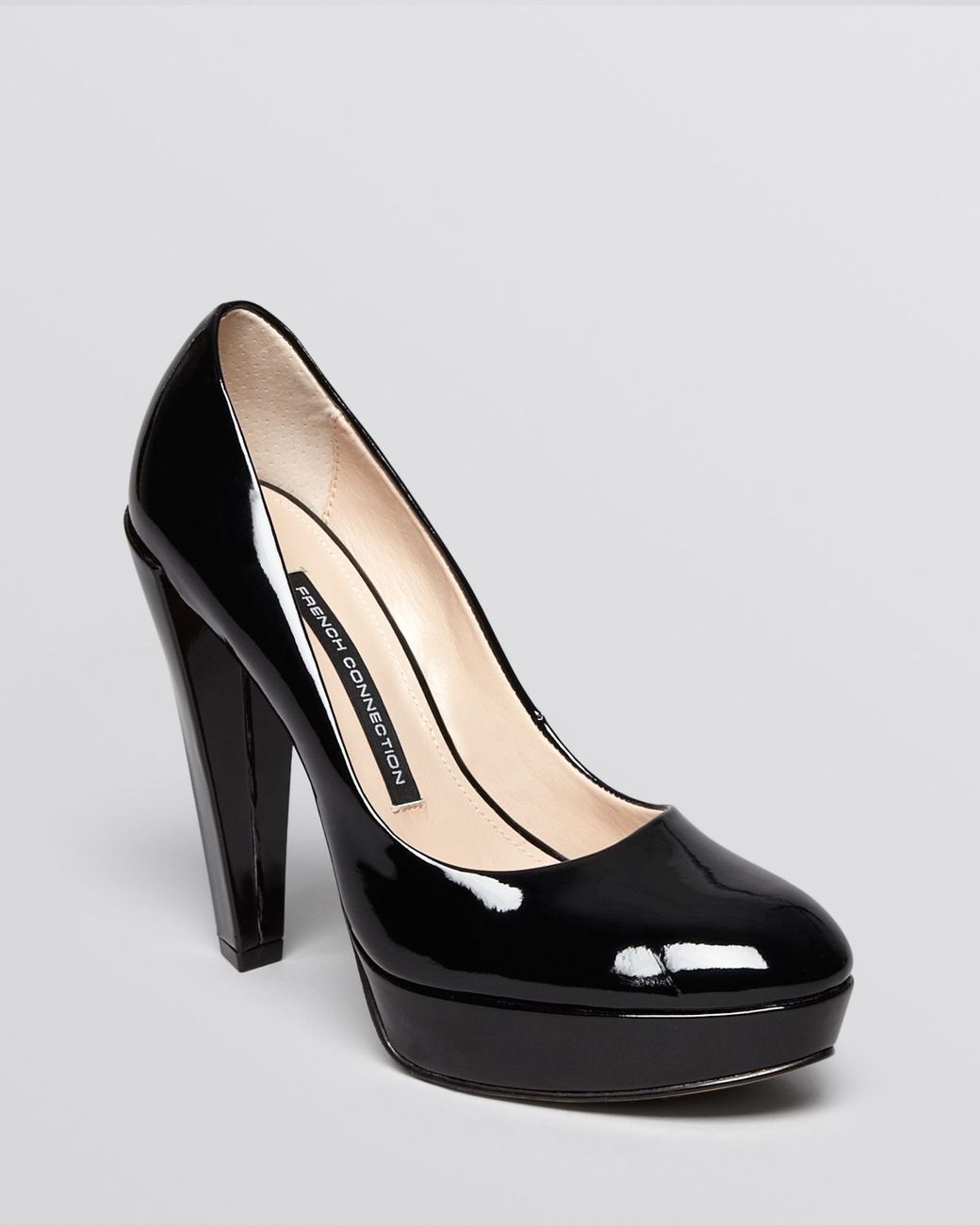French Connection Platform Pumps Nambia High Heel in Black | Lyst